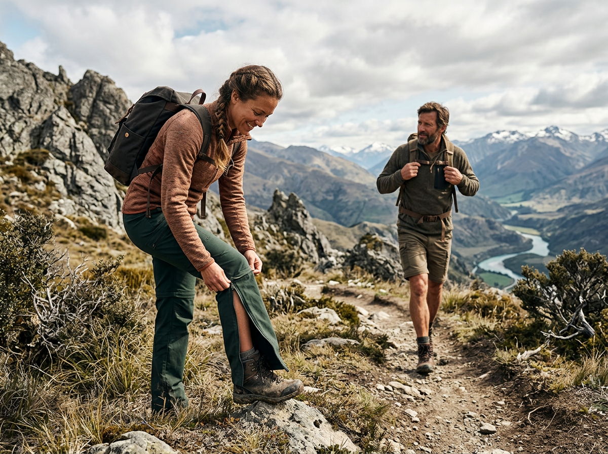 Hose mit abnehmbaren Beinen - die Vorteile beim Wandern