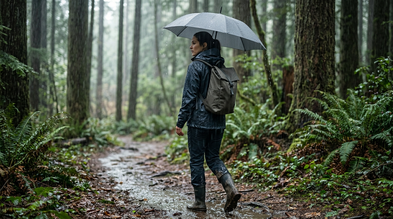 Welche Jacke bei Dauerregen