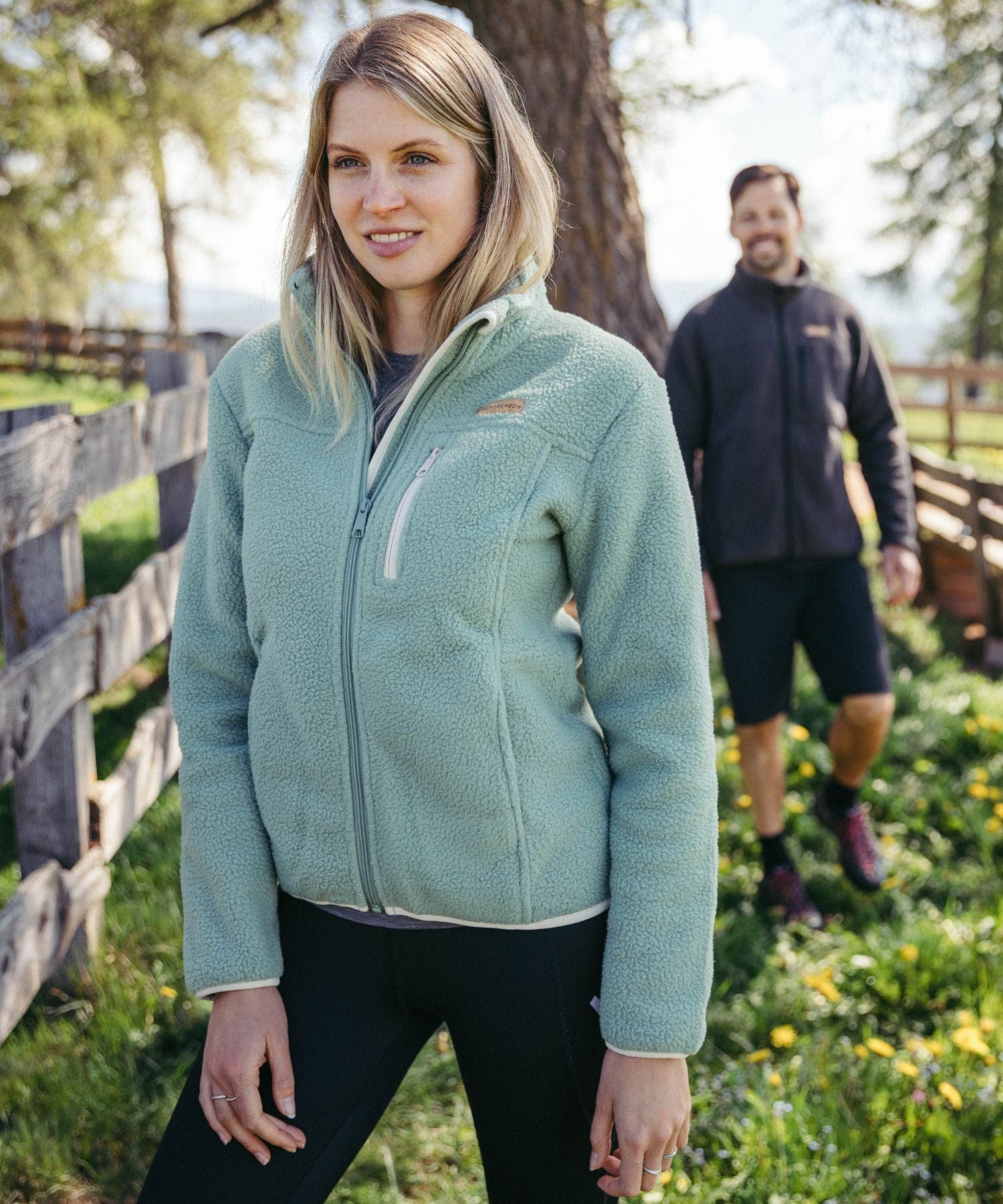 Damen Sherpa Fleece Jacke