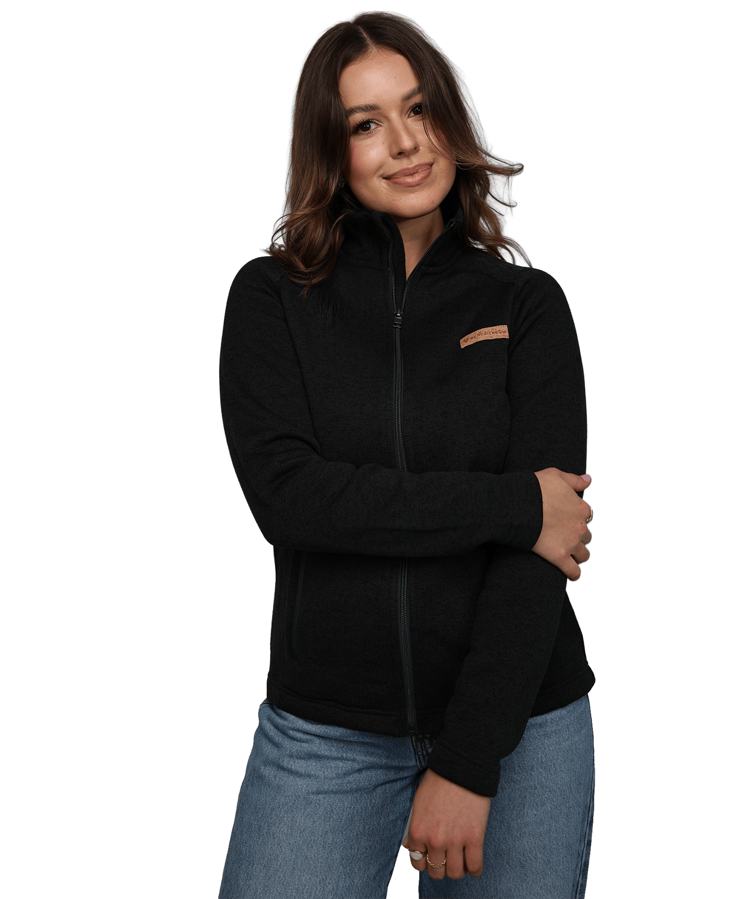 BERGMENSCH® - Damen Strickfleece-Jacke