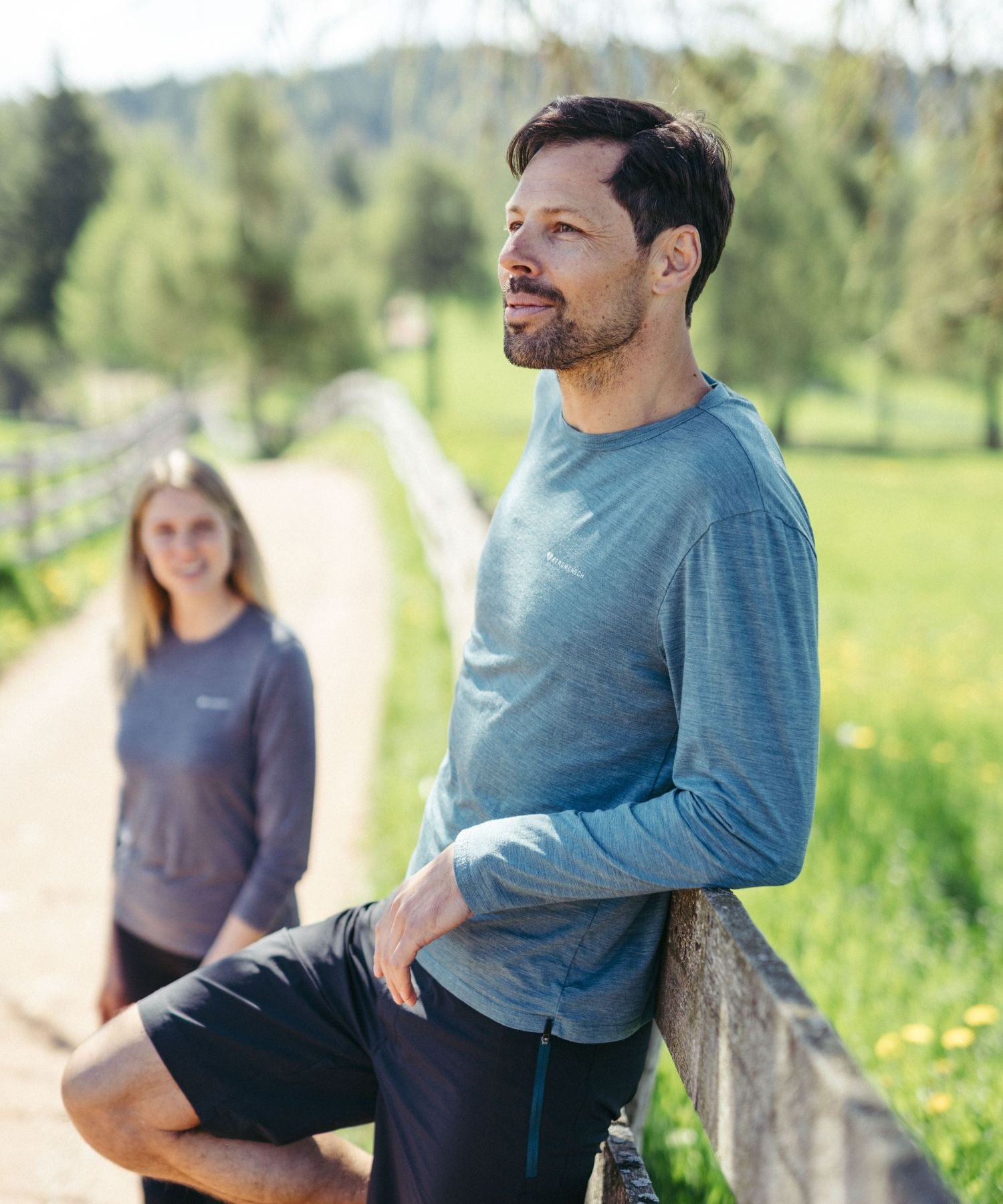 Logo Basic - Unisex Merino CloudBlend Longsleeve