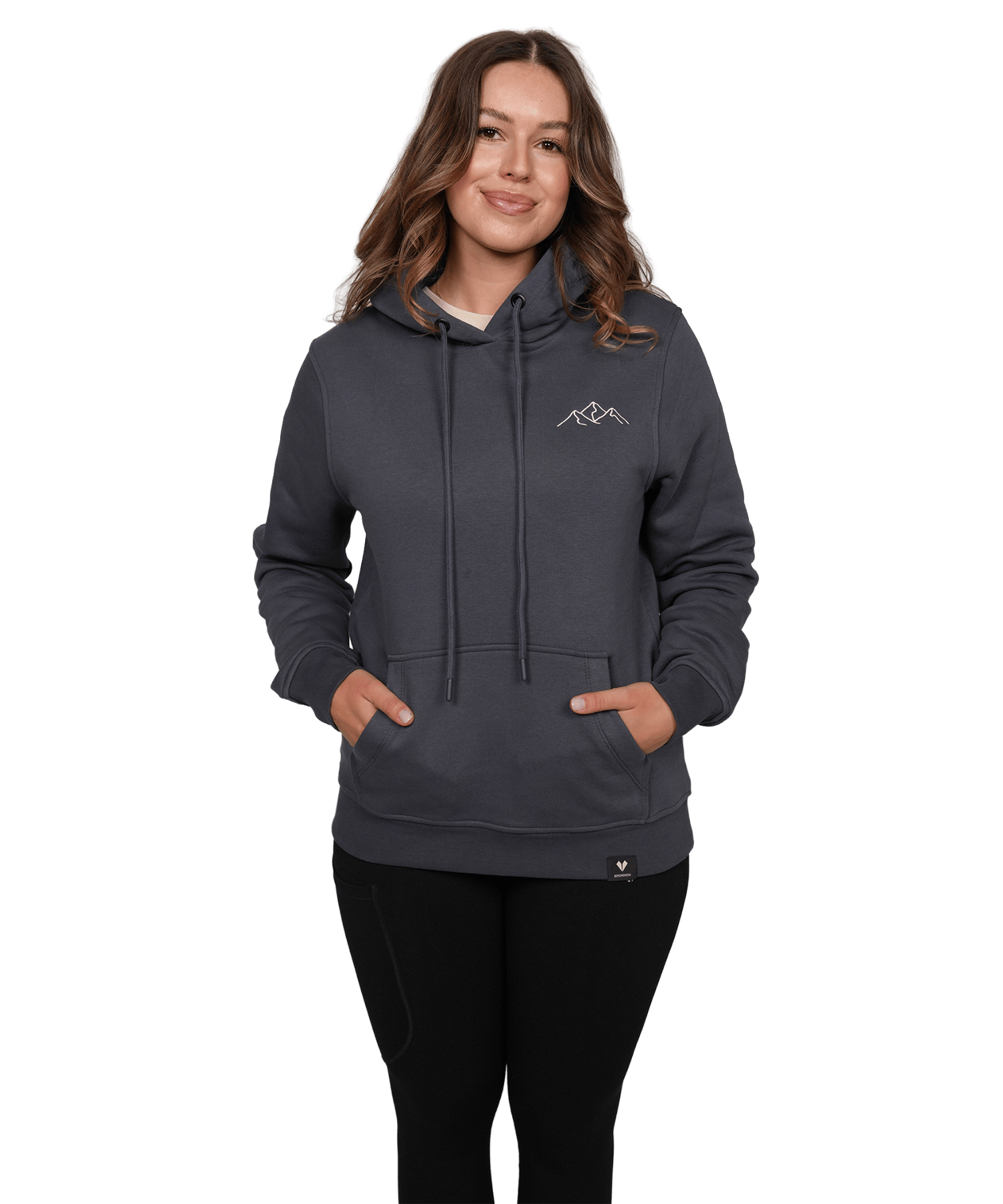 Bergsilhouette (Stick) - Unisex Premium Organic Hoodie