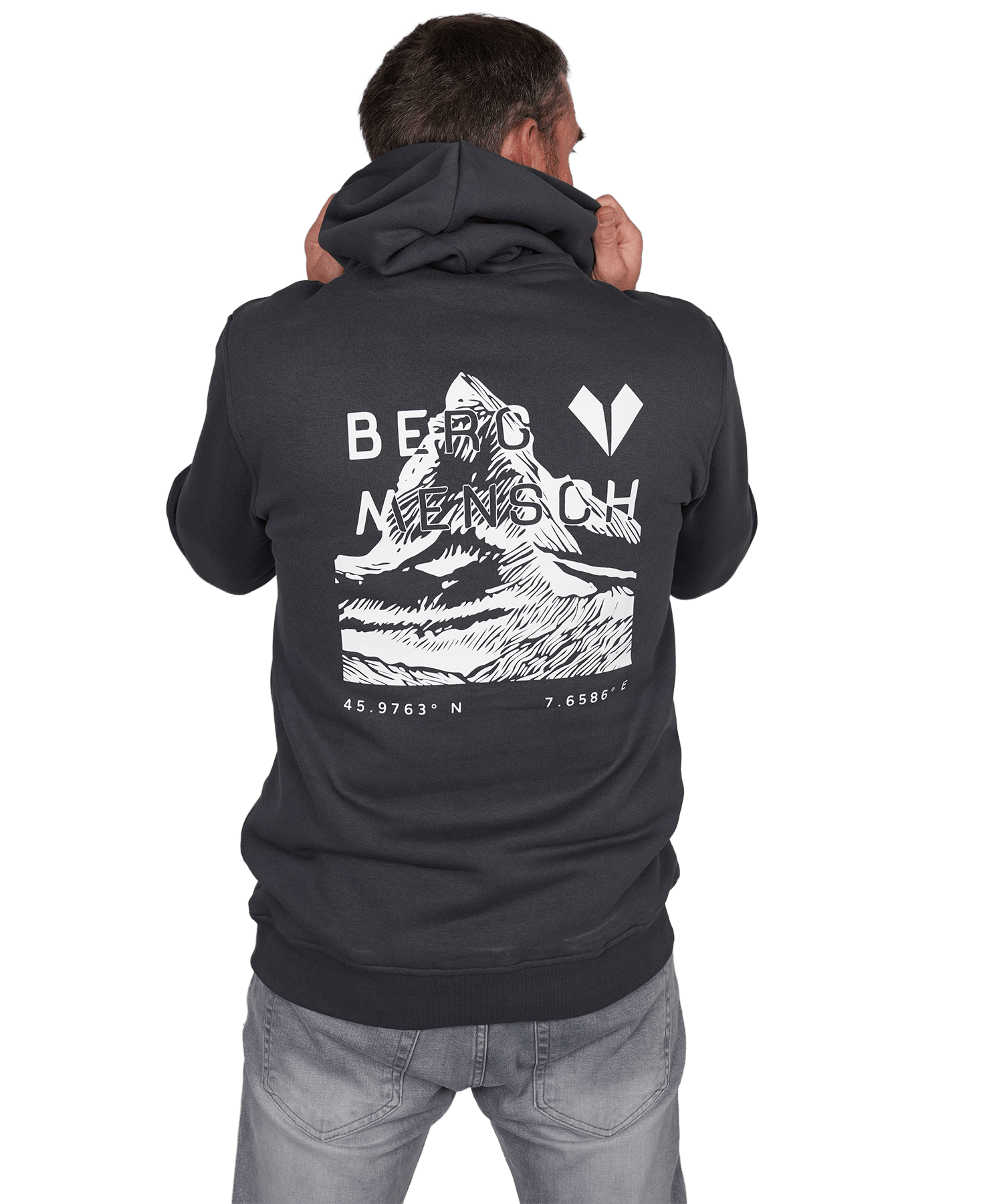 Matterhorn (Backprint) - Unisex Premium Organic Hoodie