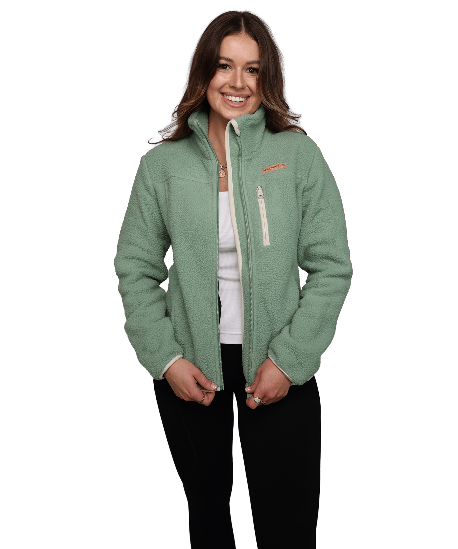 Damen Sherpa Fleece Jacke