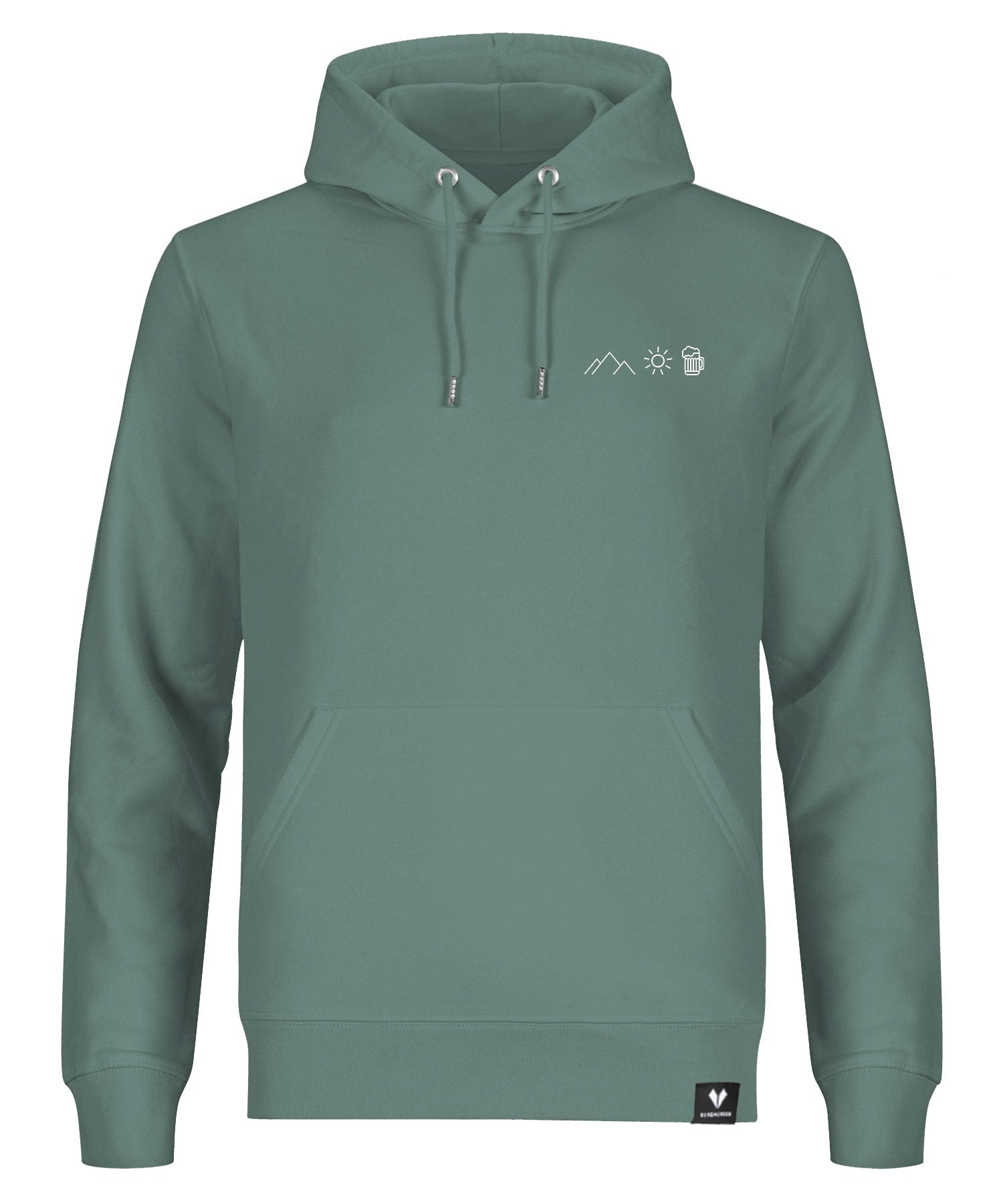 Berg Sonne Bier Stick - Unisex Premium Organic Hoodie