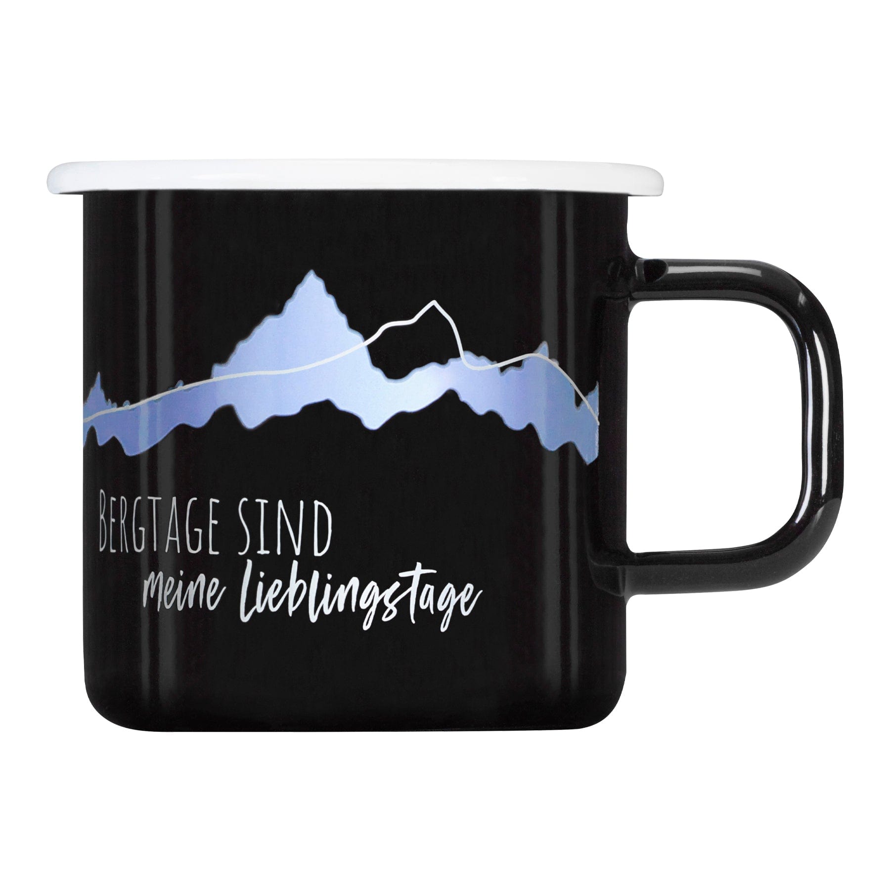 BERGMENSCH® - Emaille Tasse - Bergtage