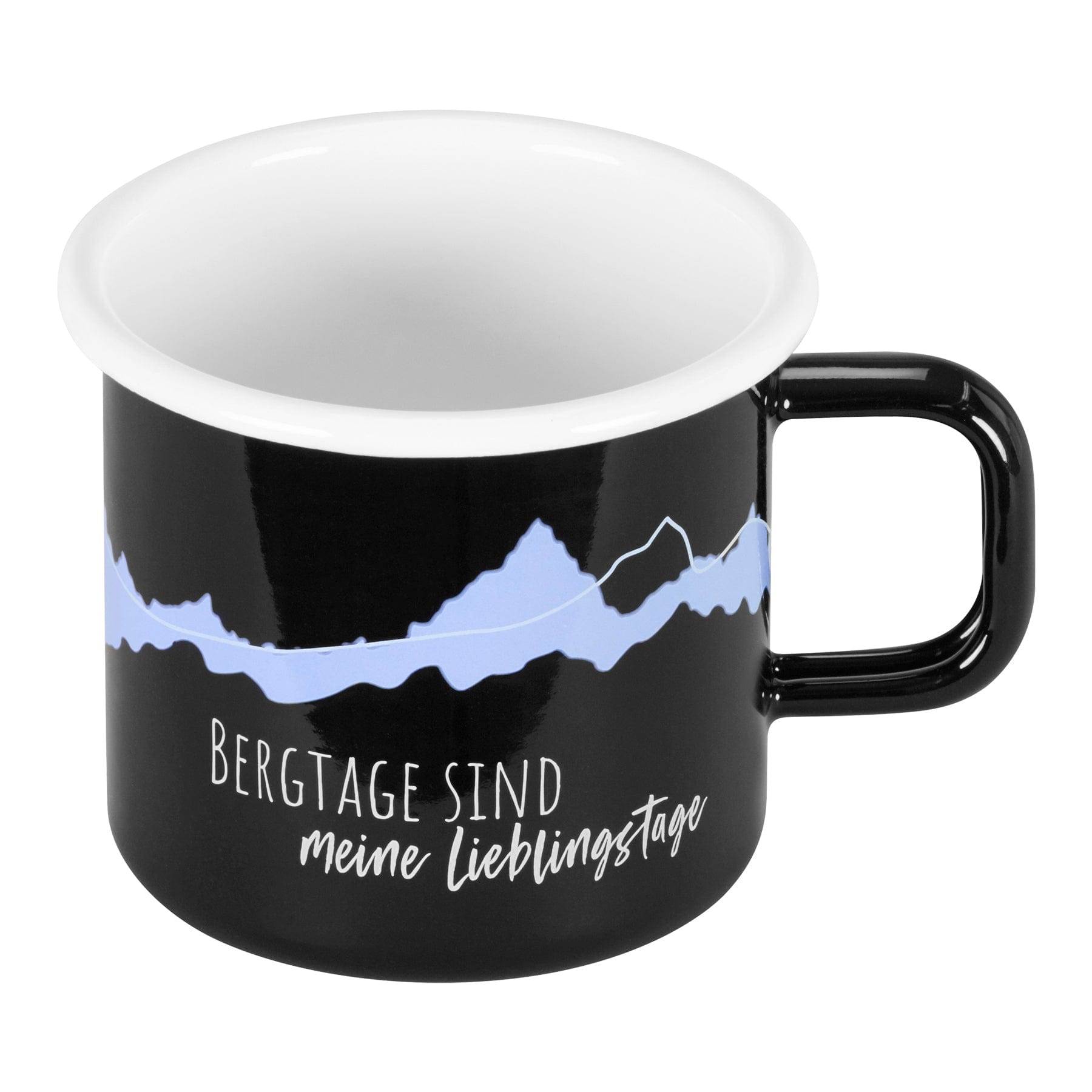 BERGMENSCH® - Emaille Tasse - Bergtage