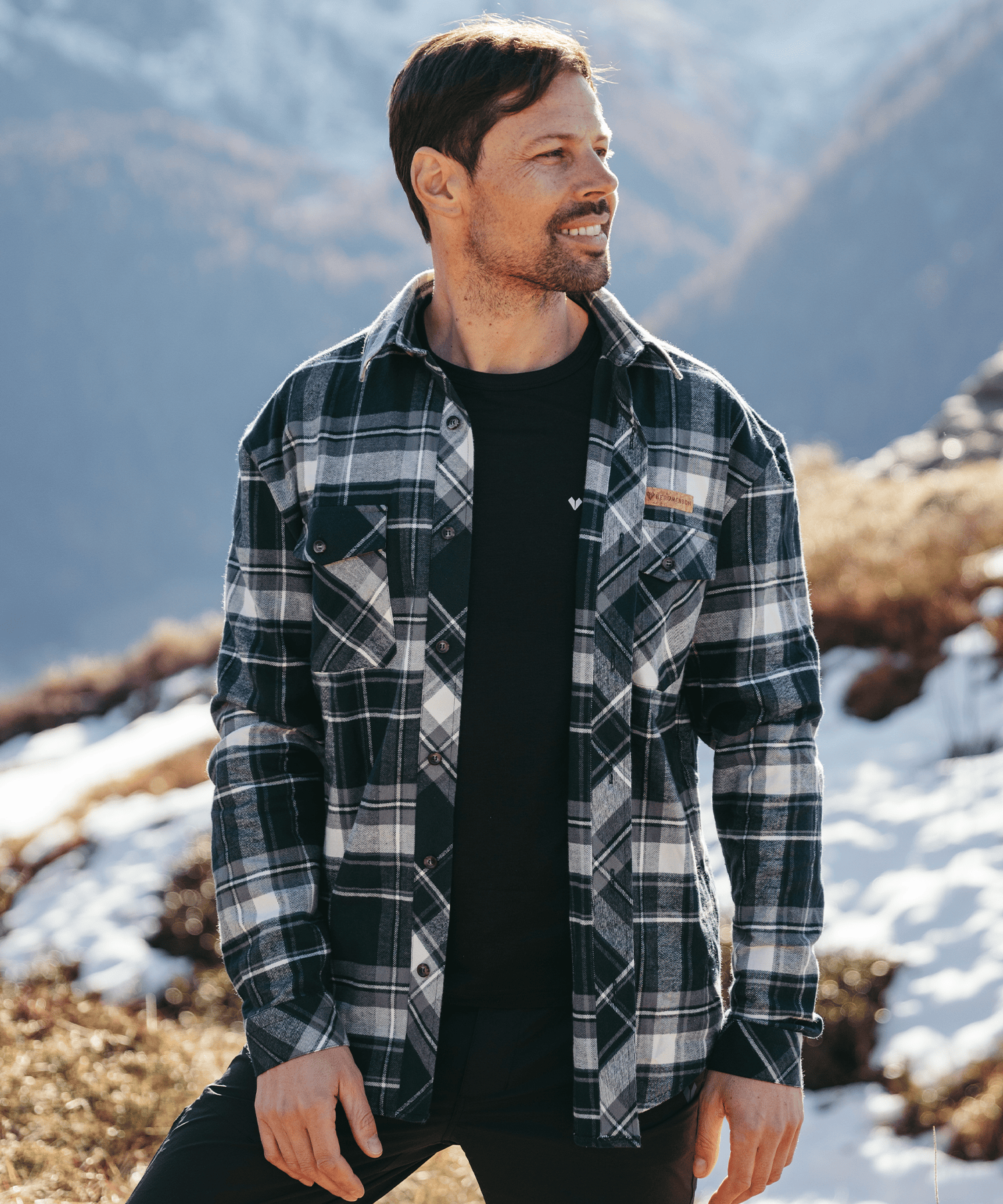 Flanell Overshirt - Herren