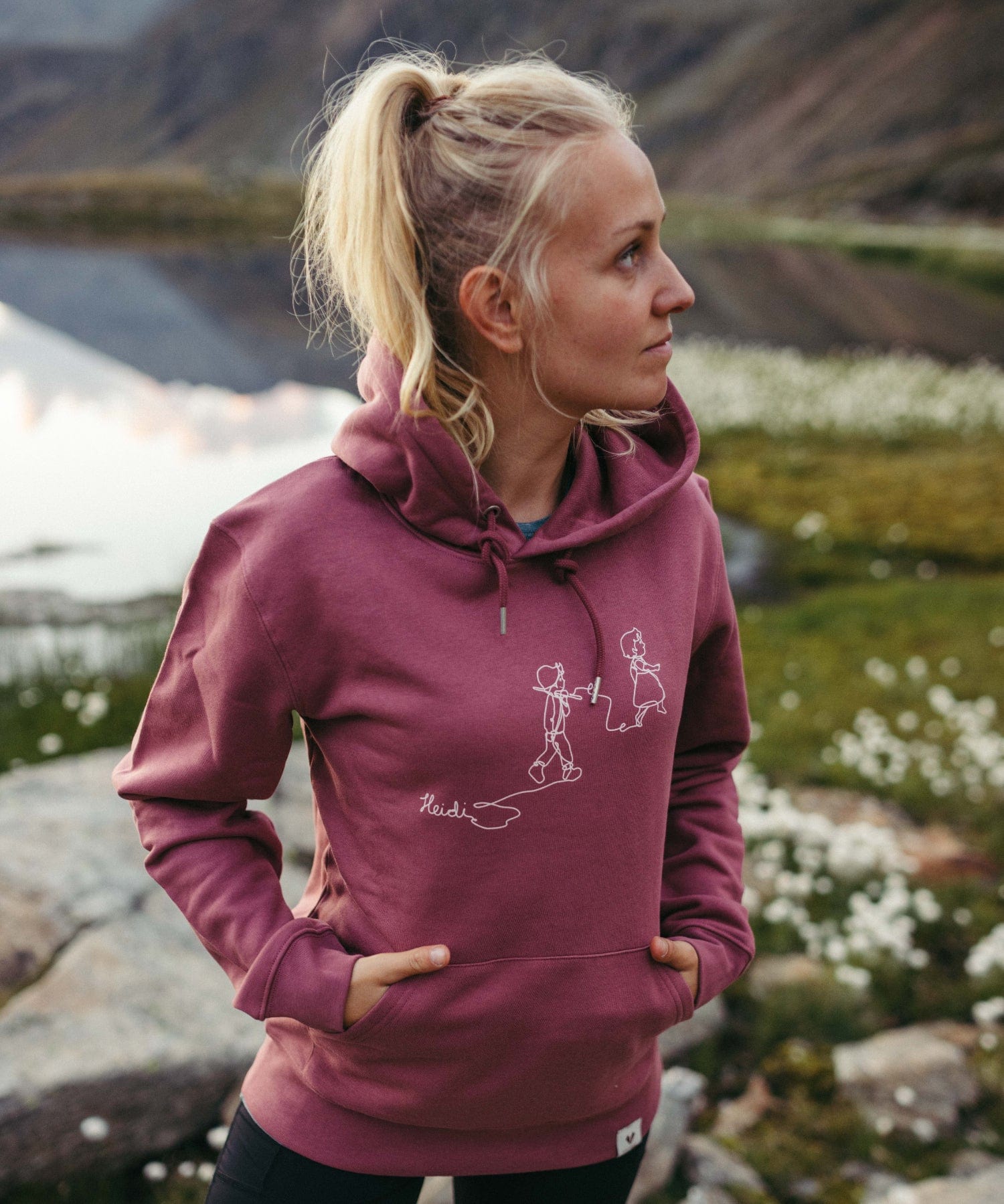 HEIDI - Lineart - Unisex Premium Organic Hoodie