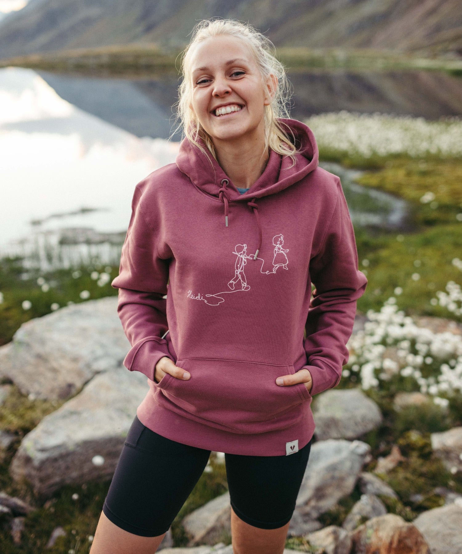 HEIDI - Lineart - Unisex Premium Organic Hoodie