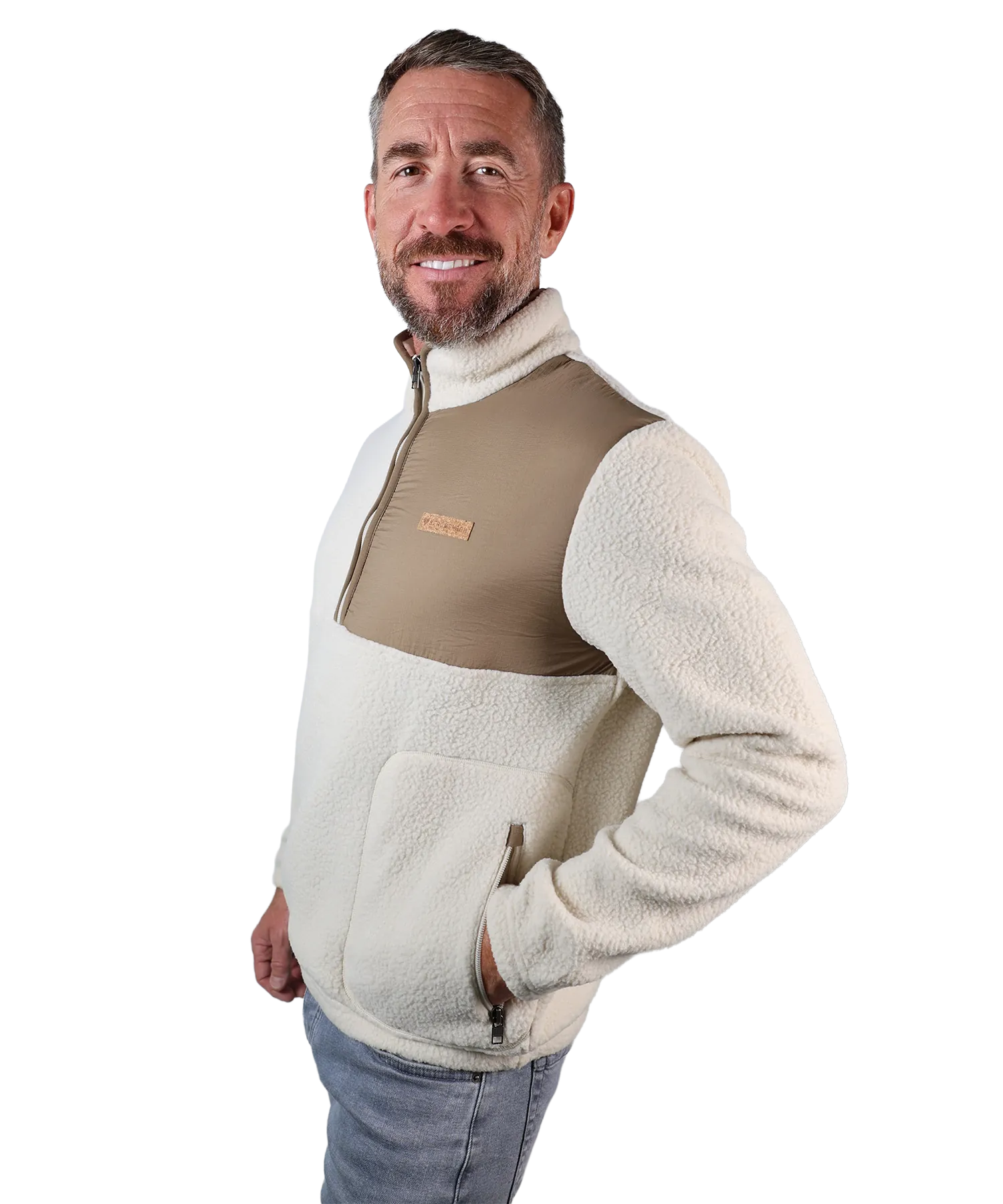 Herren Sherpa Half-Zip