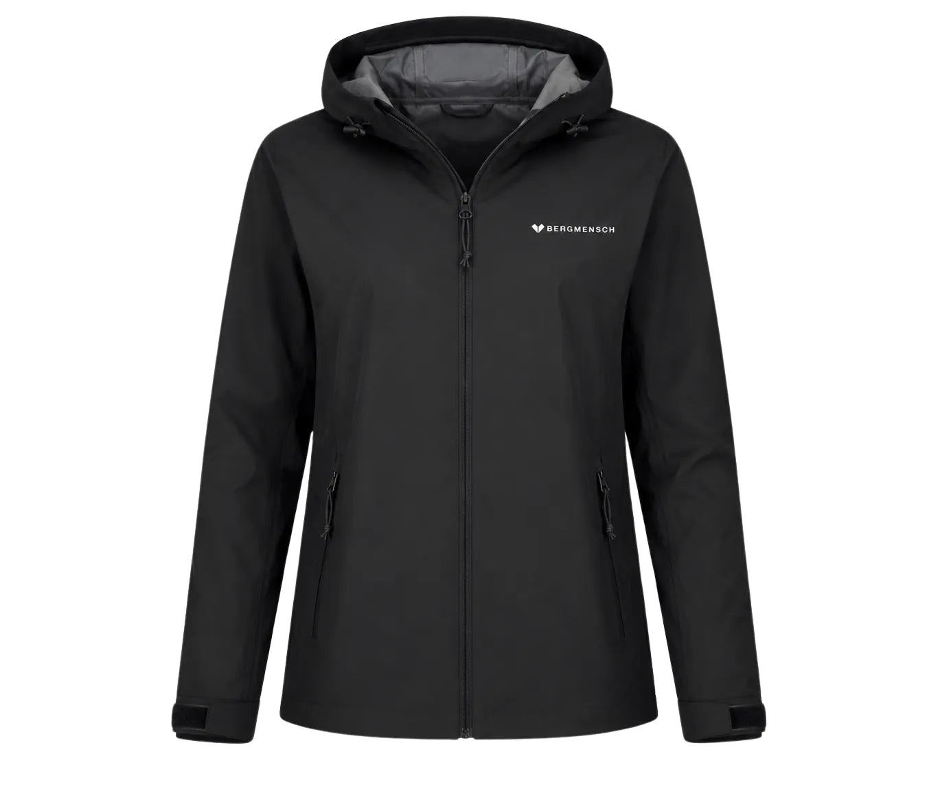 Regenjacke black von Bergmensch
