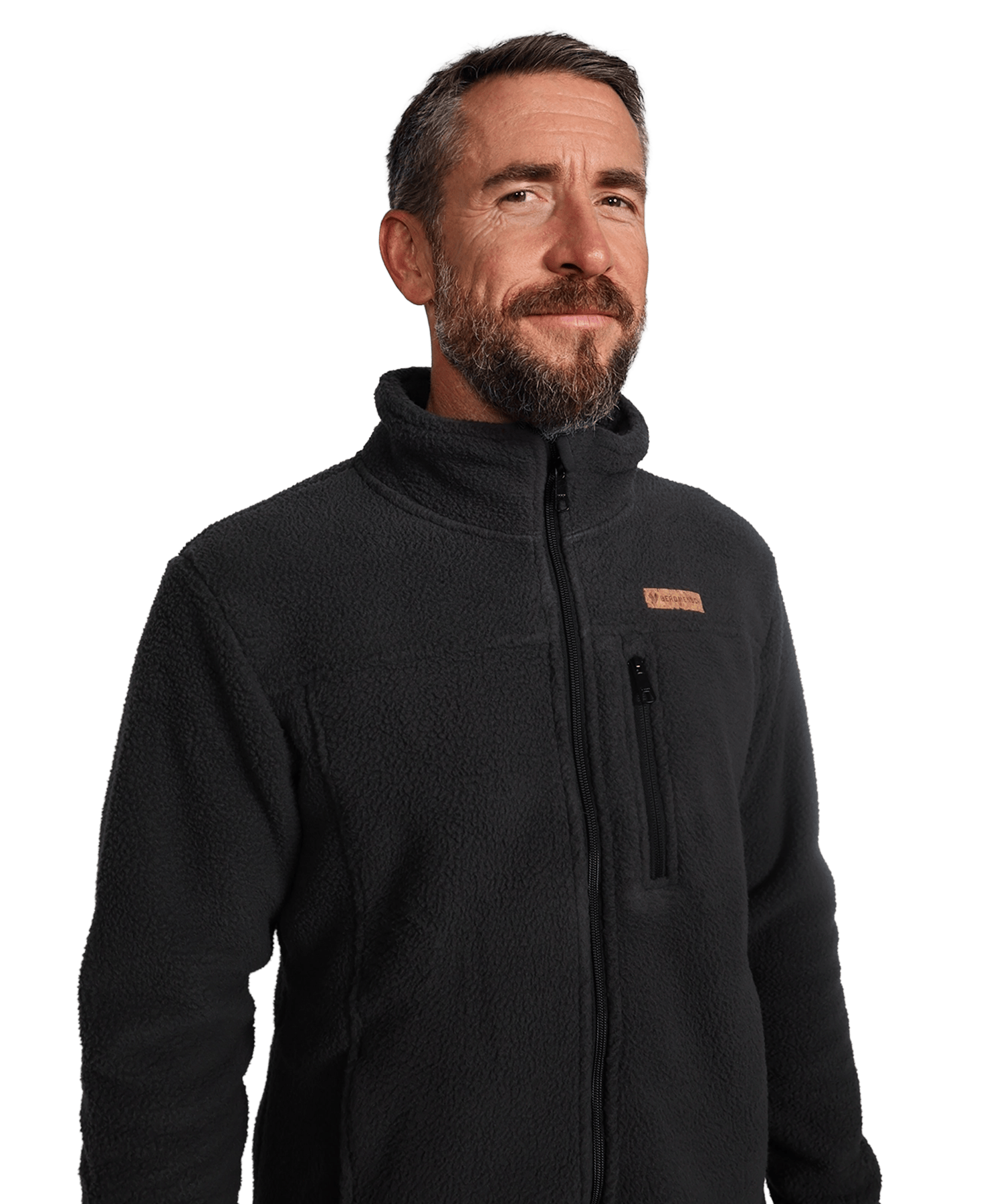 Herren Sherpa Fleece Jacke
