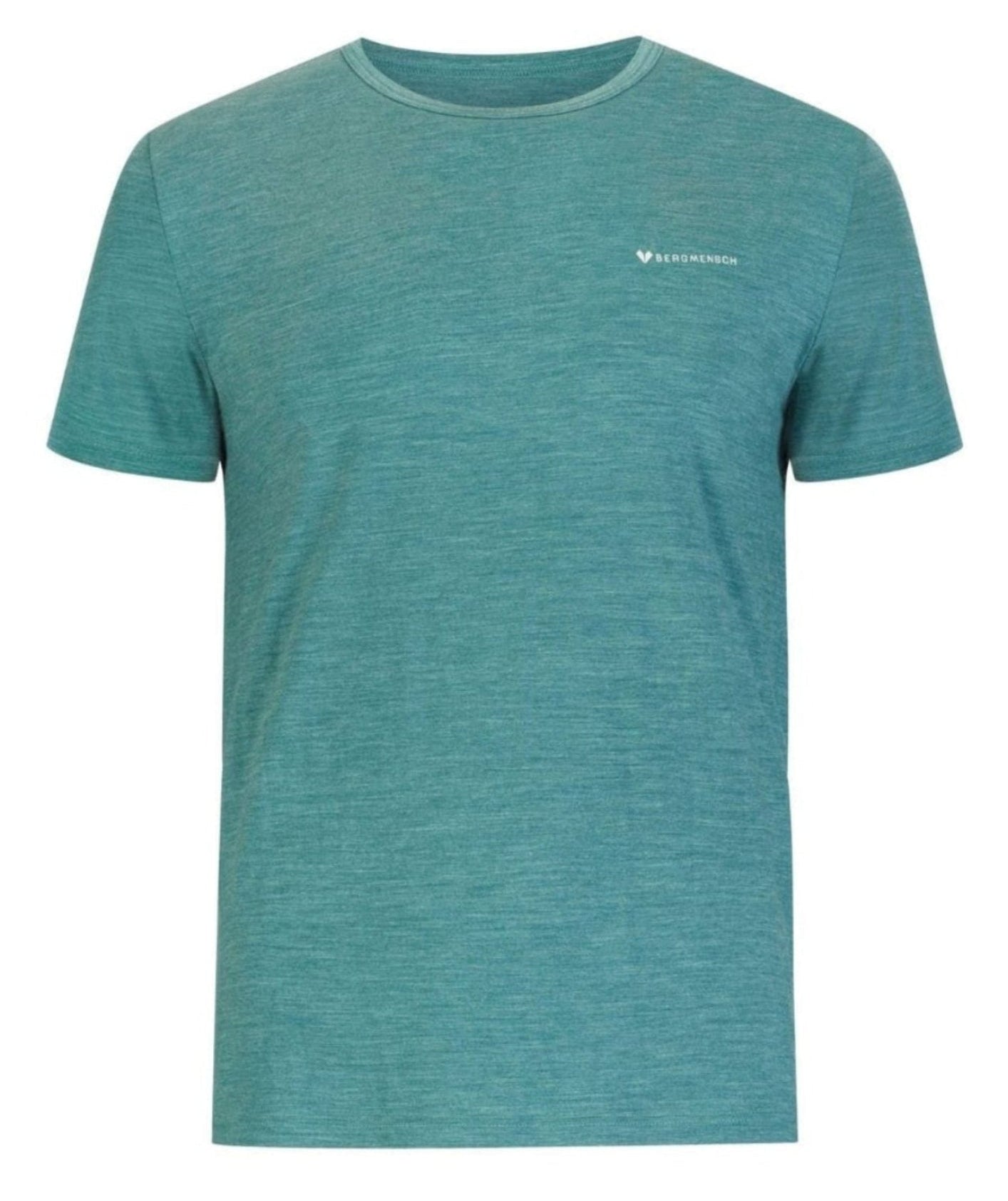 Logo Basic Unisex Bergmensch Merino Cloudblend Shirt deep Teal