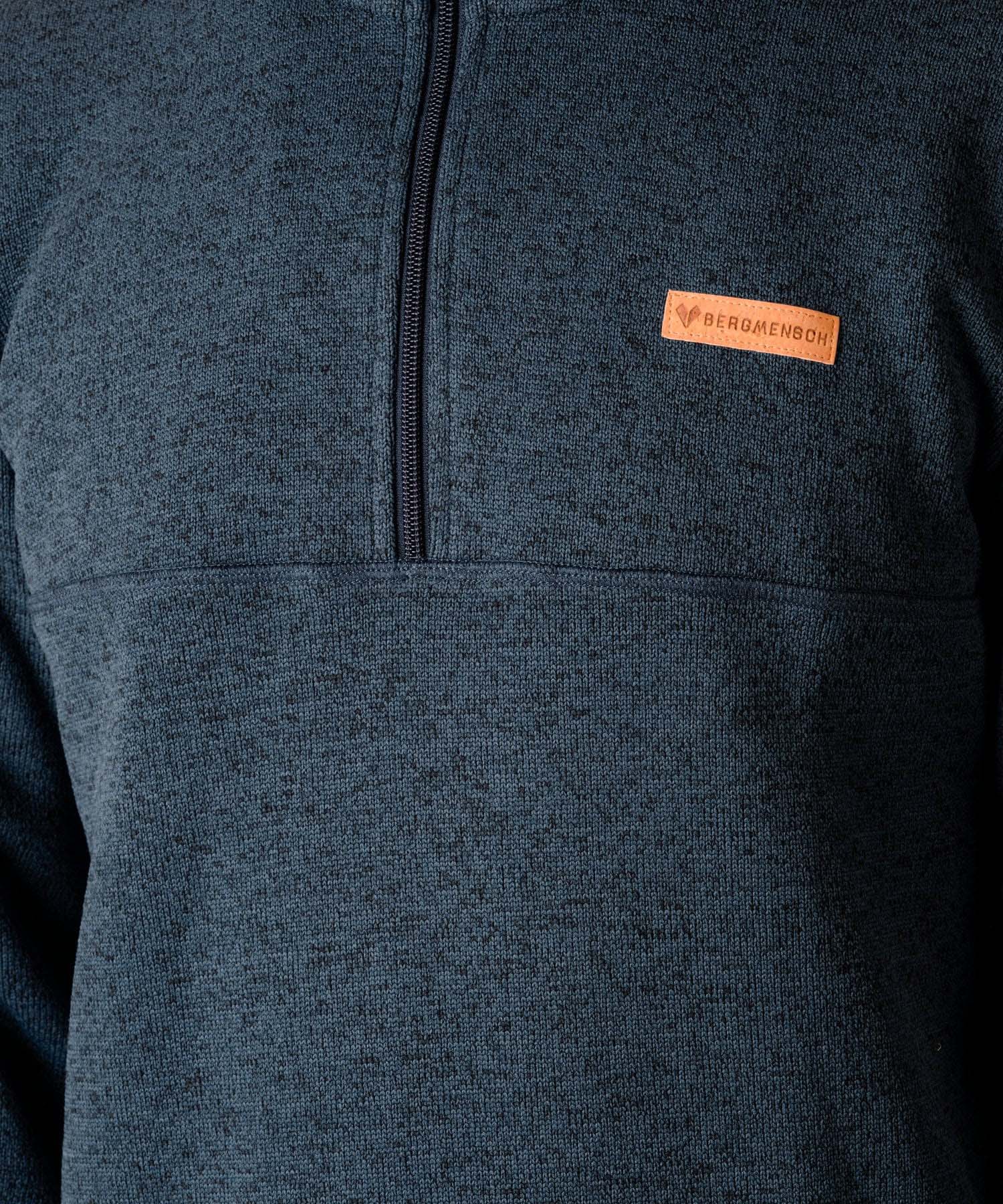 BERGMENSCH® - Herren Half-Zip Strickfleece