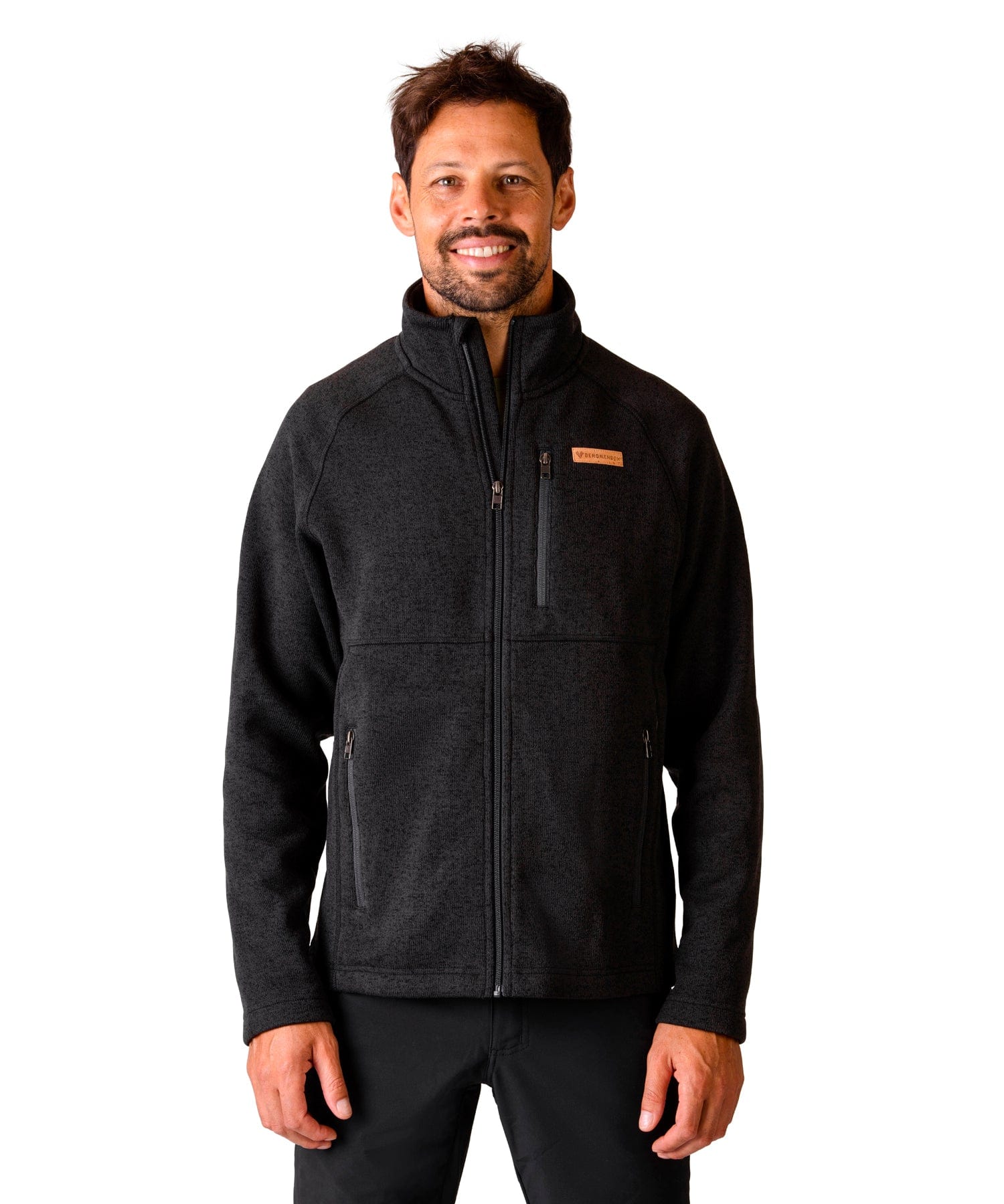 BERGMENSCH® - Herren Strickfleece-Jacke