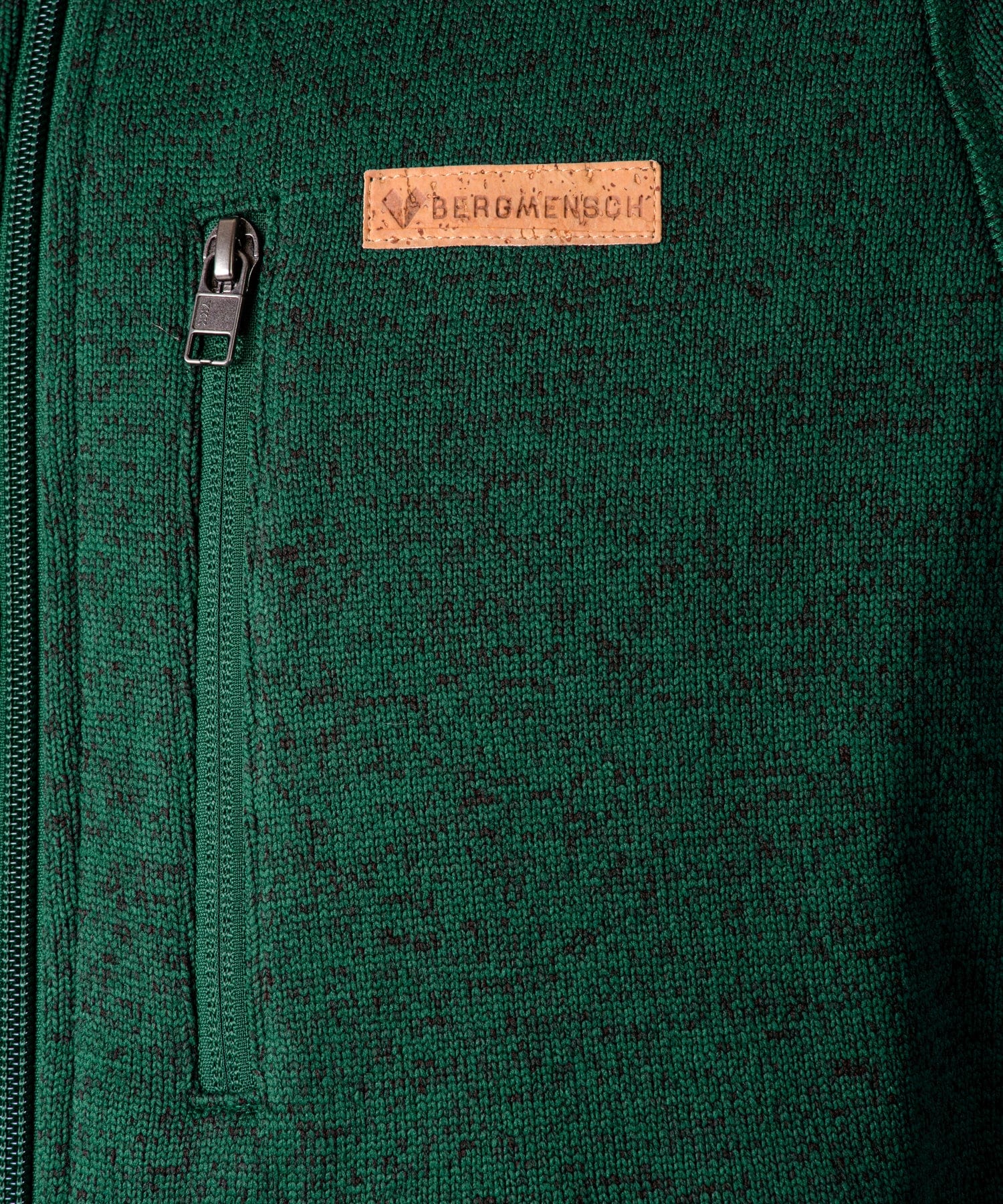 BERGMENSCH® - Herren Strickfleece-Jacke