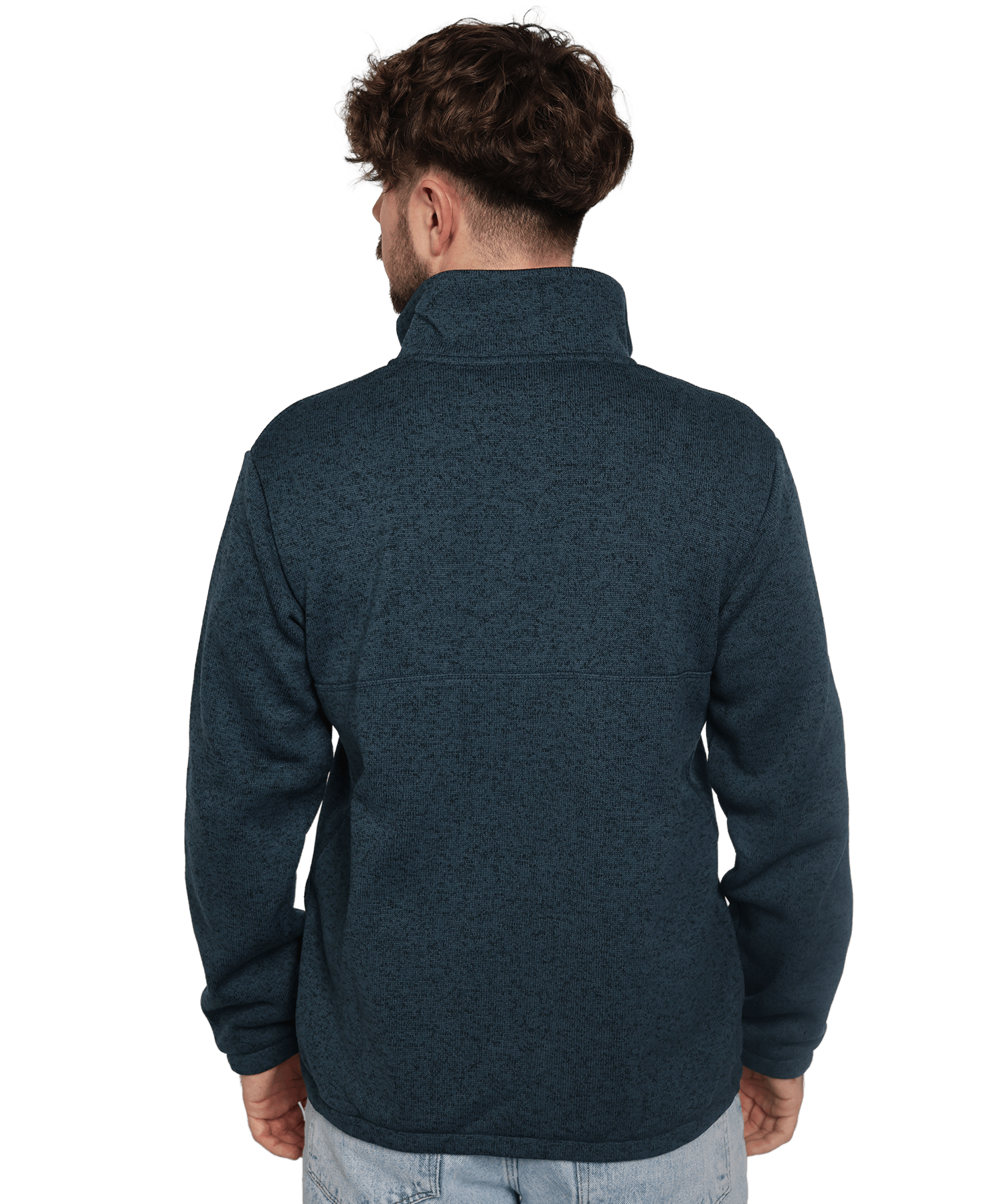 BERGMENSCH® - Herren Half-Zip Strickfleece