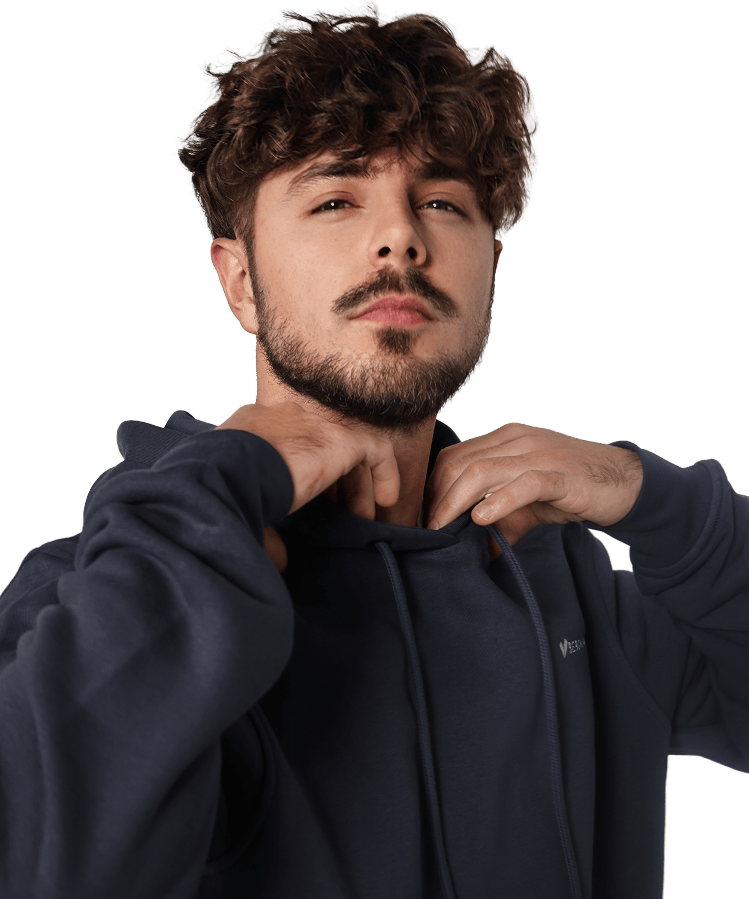 Logo Stick - Unisex Premium Organic Hoodie