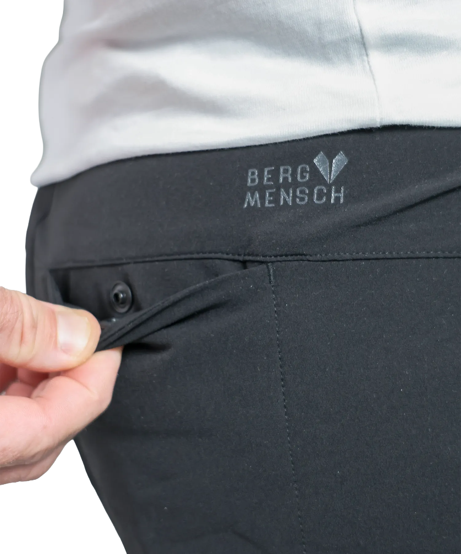 Detailansicht Zip Off Wanderhose Bergmensch