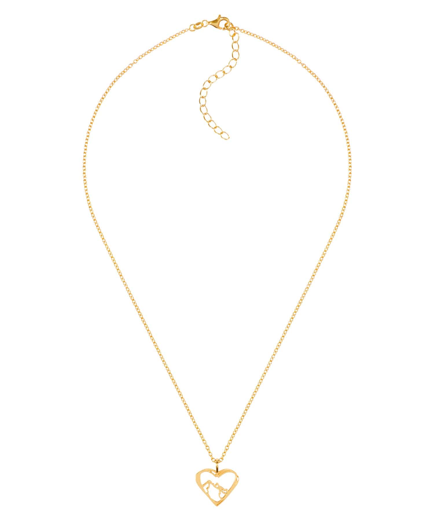 BERGMENSCH® Bergverliebt Halskette 925 Sterling Silber von Bergmensch