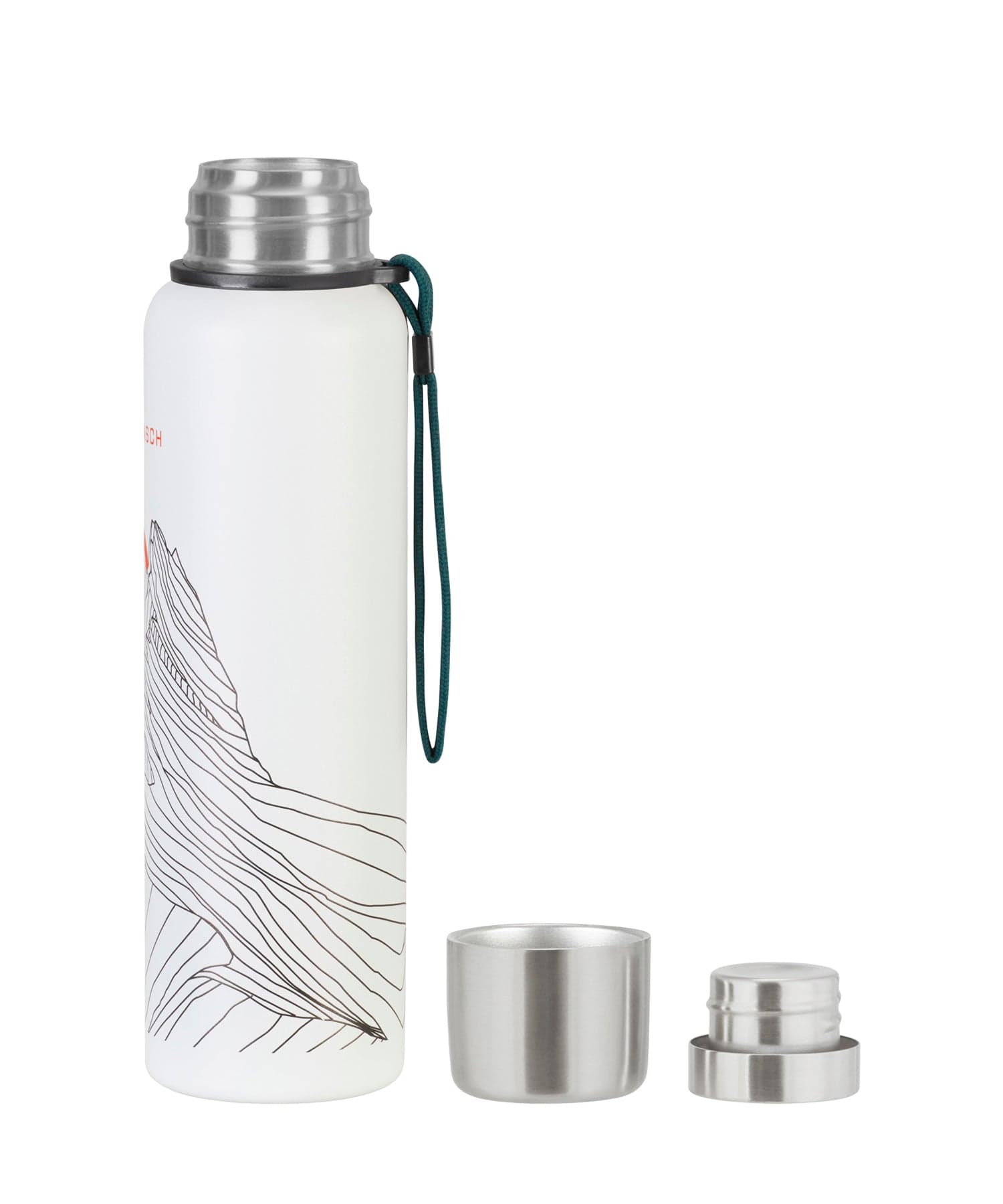 BERGMENSCH® Seceda Edelstahl Thermoskanne von Bergmensch
