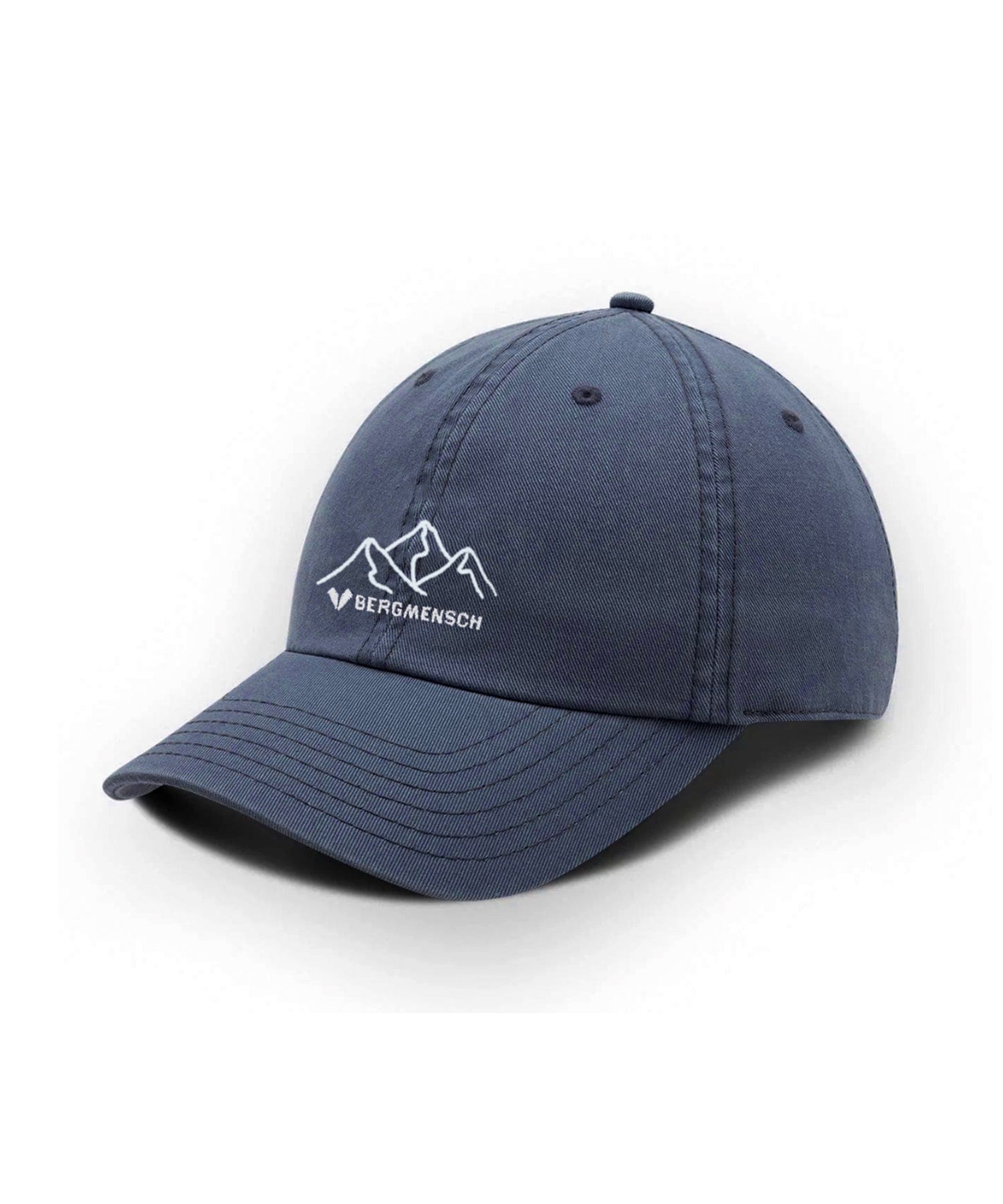 Bergsilhouette Organic Dad Cap von Bergmensch