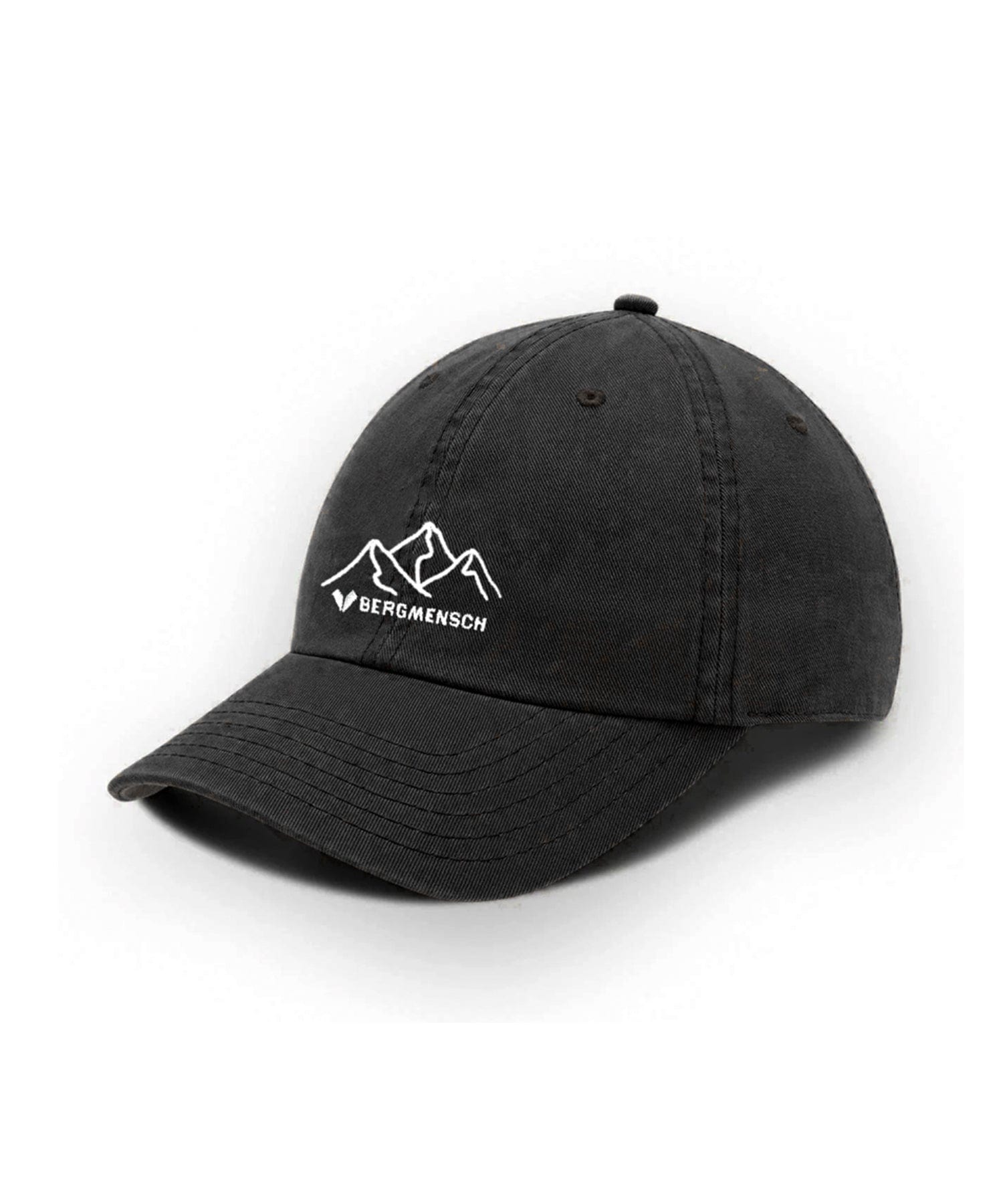 Bergsilhouette Organic Dad Cap von Bergmensch