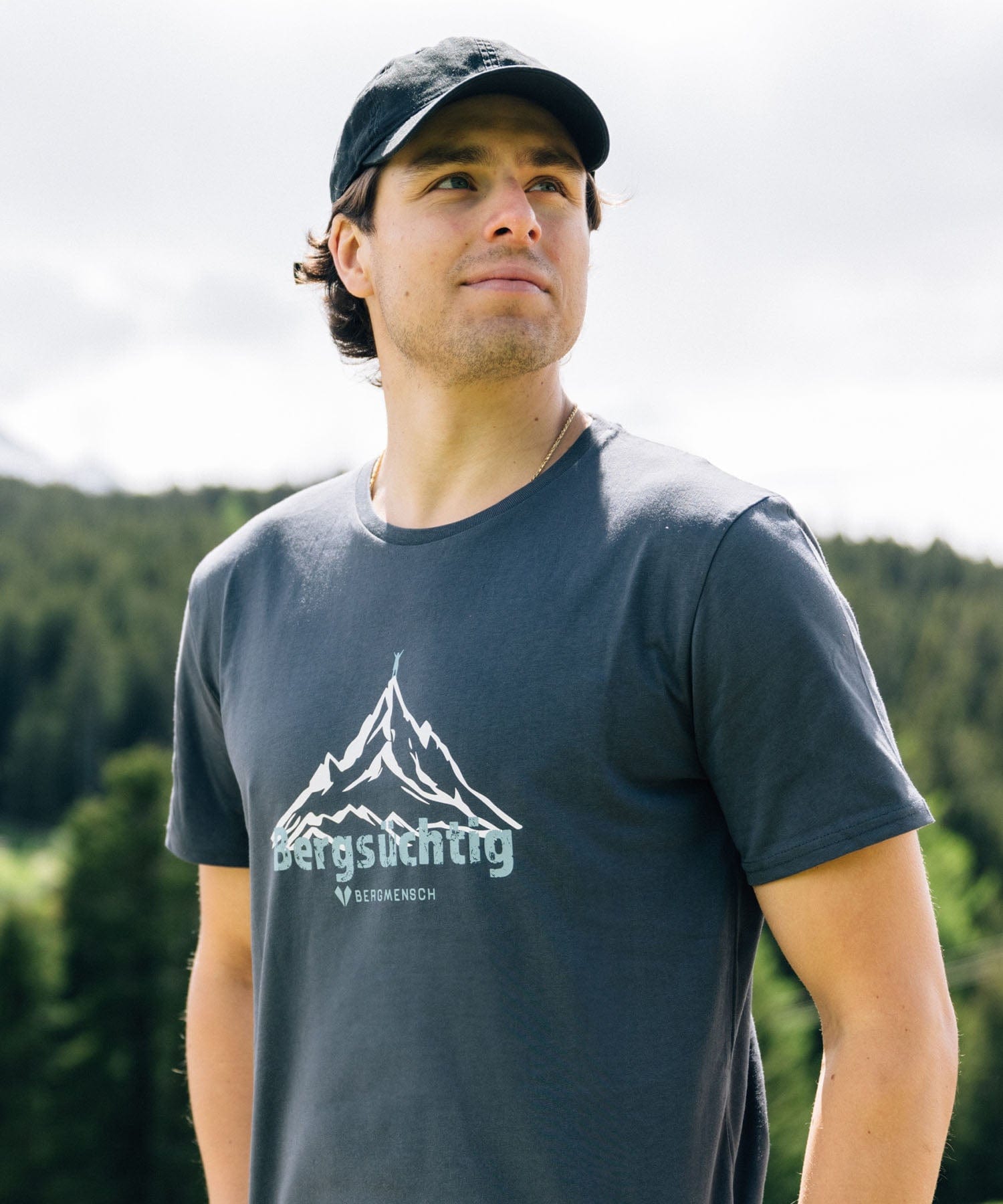 Bergsüchtig - Unisex Premium Organic Shirt von Bergmensch