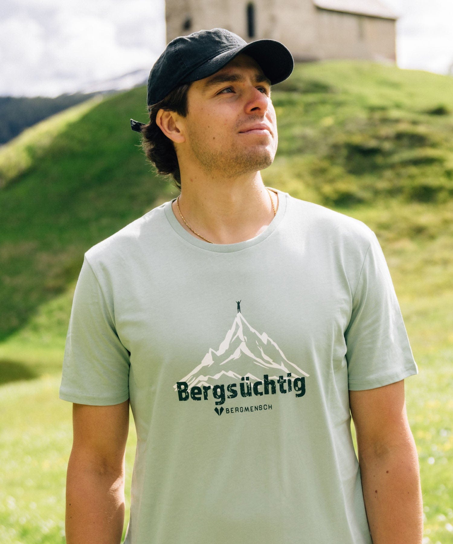 Bergsüchtig - Unisex Premium Organic Shirt von Bergmensch