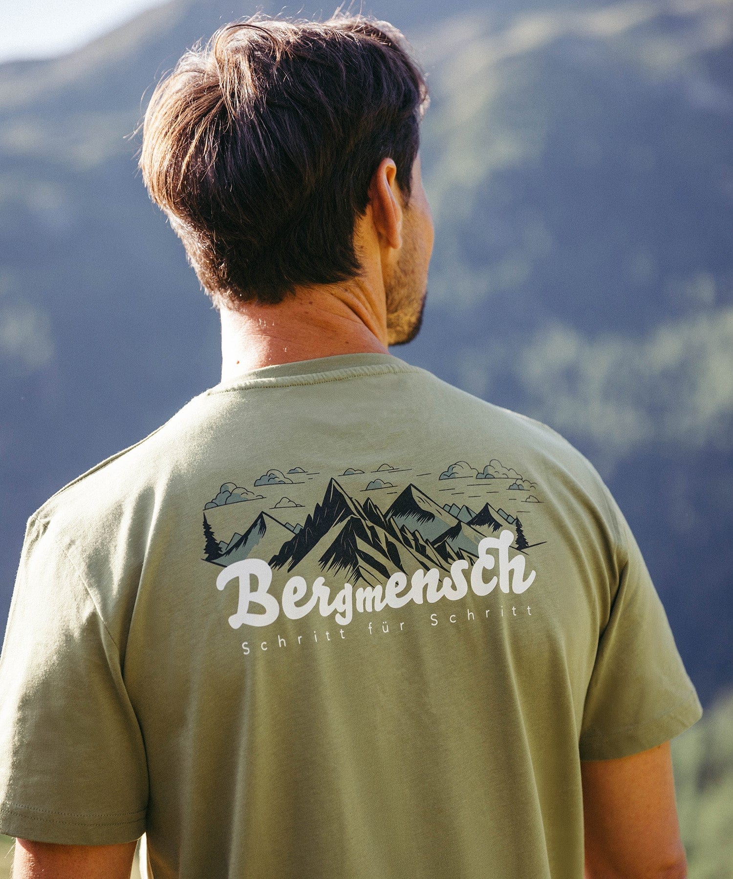 Schritt für Schritt (Backprint) - Unisex Premium Organic Shirt