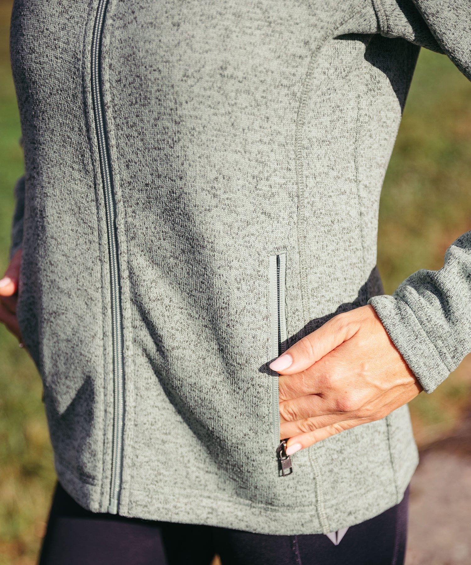 BERGMENSCH® - Damen Strickfleece-Jacke