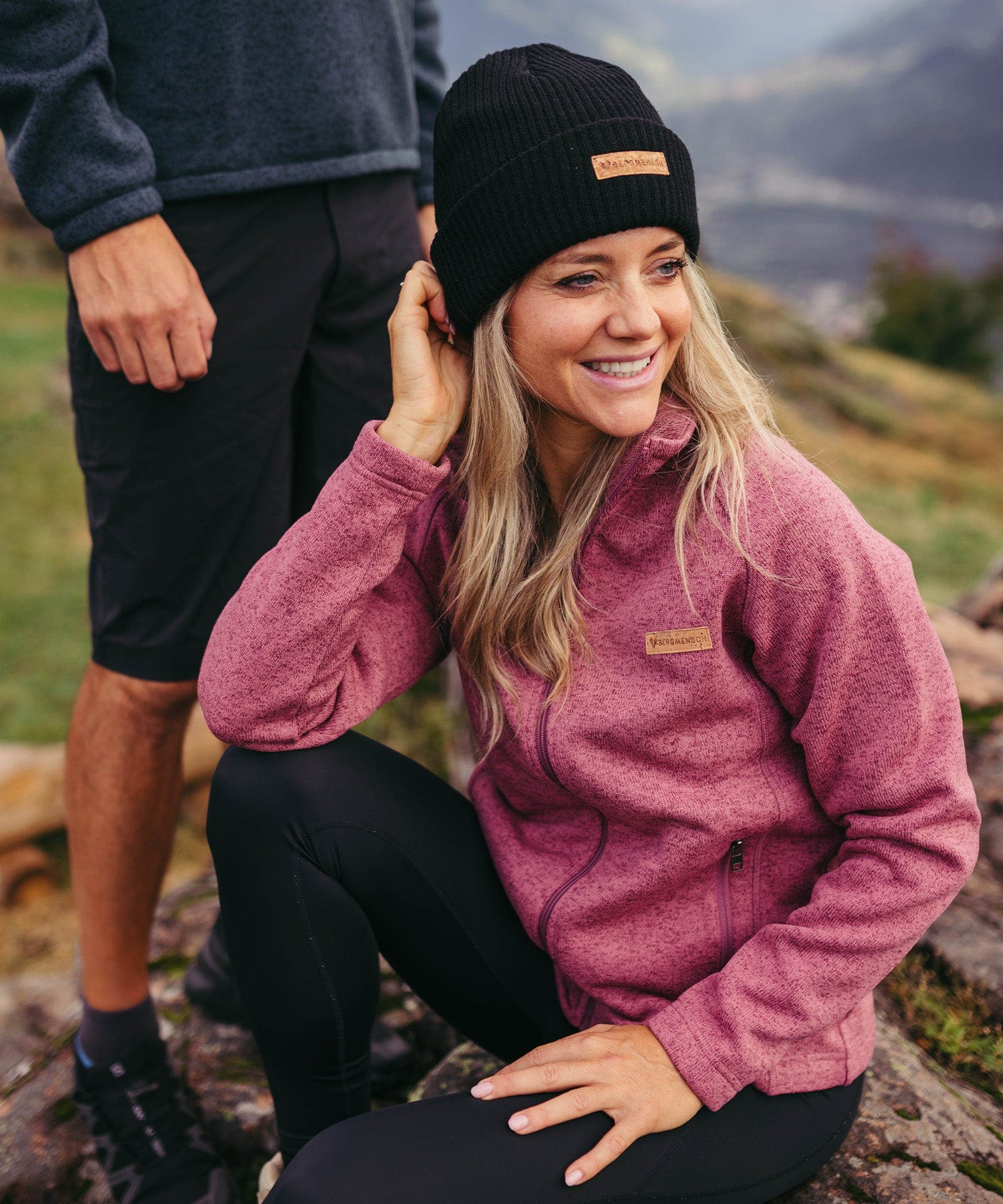 BERGMENSCH® - Damen Strickfleece-Jacke