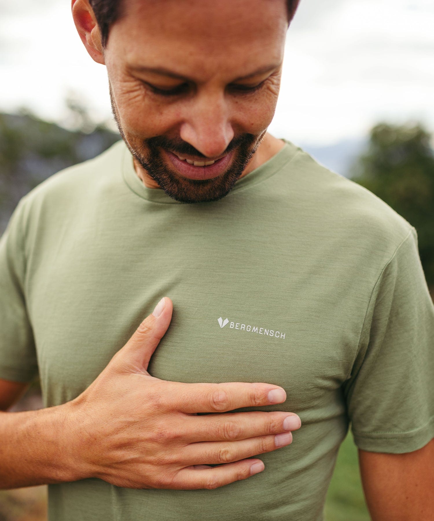 Herren Essential Merino Shirt