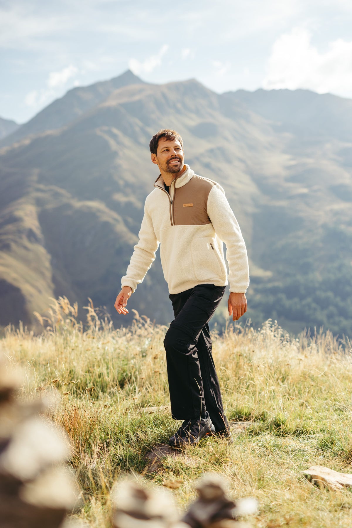 Herren Sherpa Half-Zip