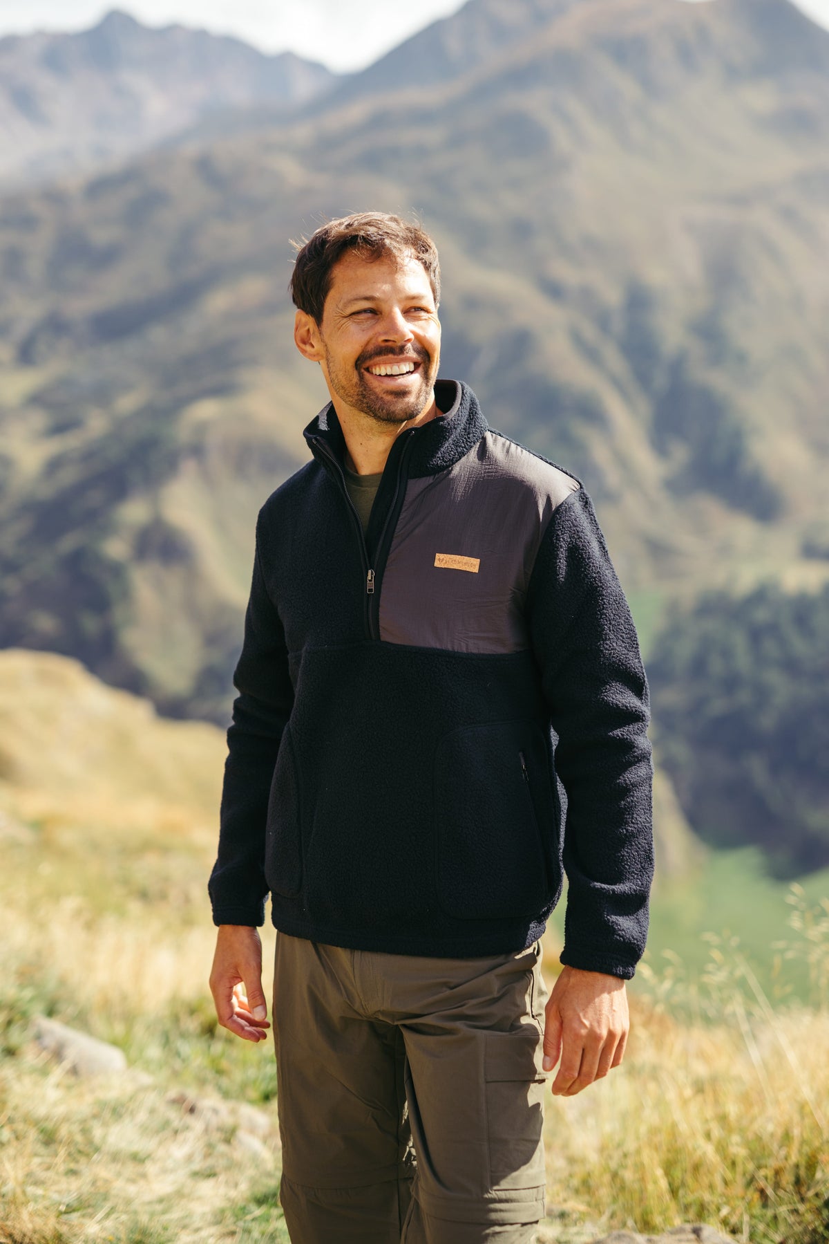 Herren Sherpa Half-Zip