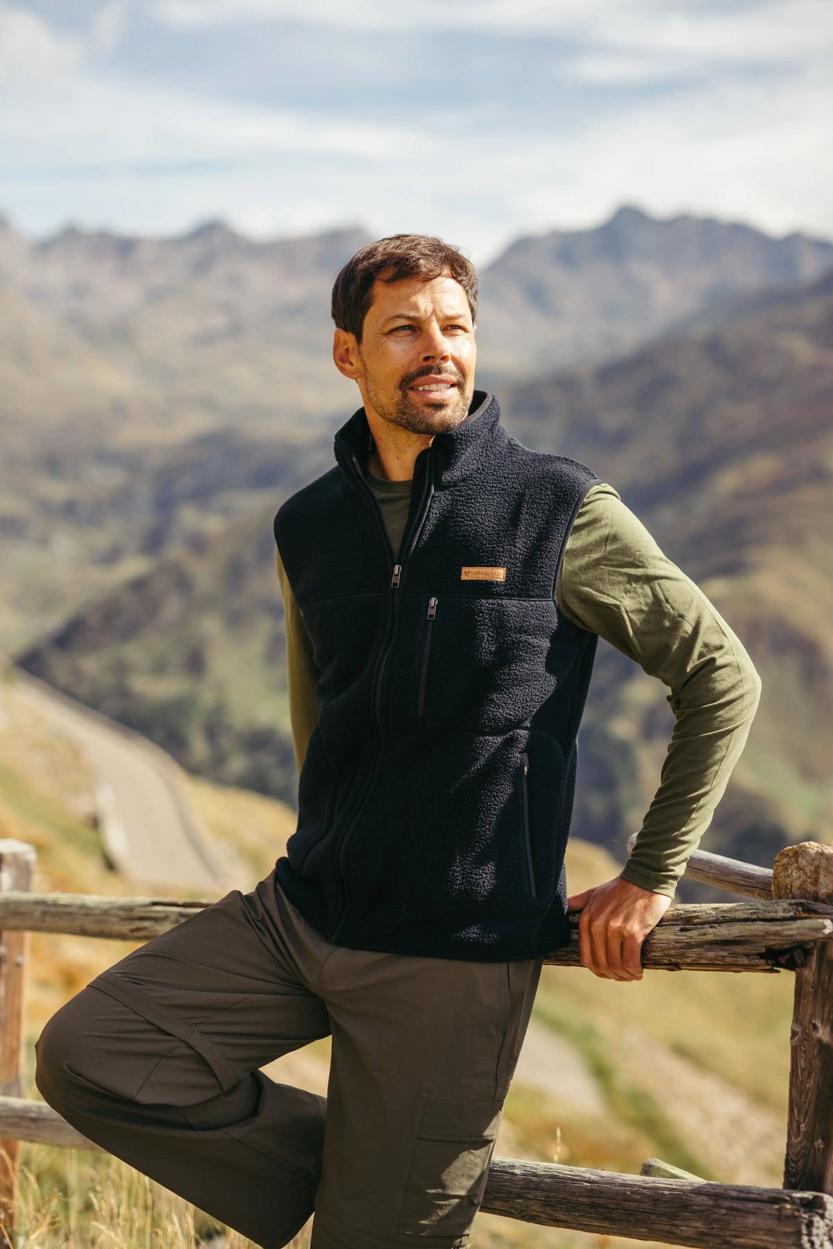 Herren Sherpa Weste