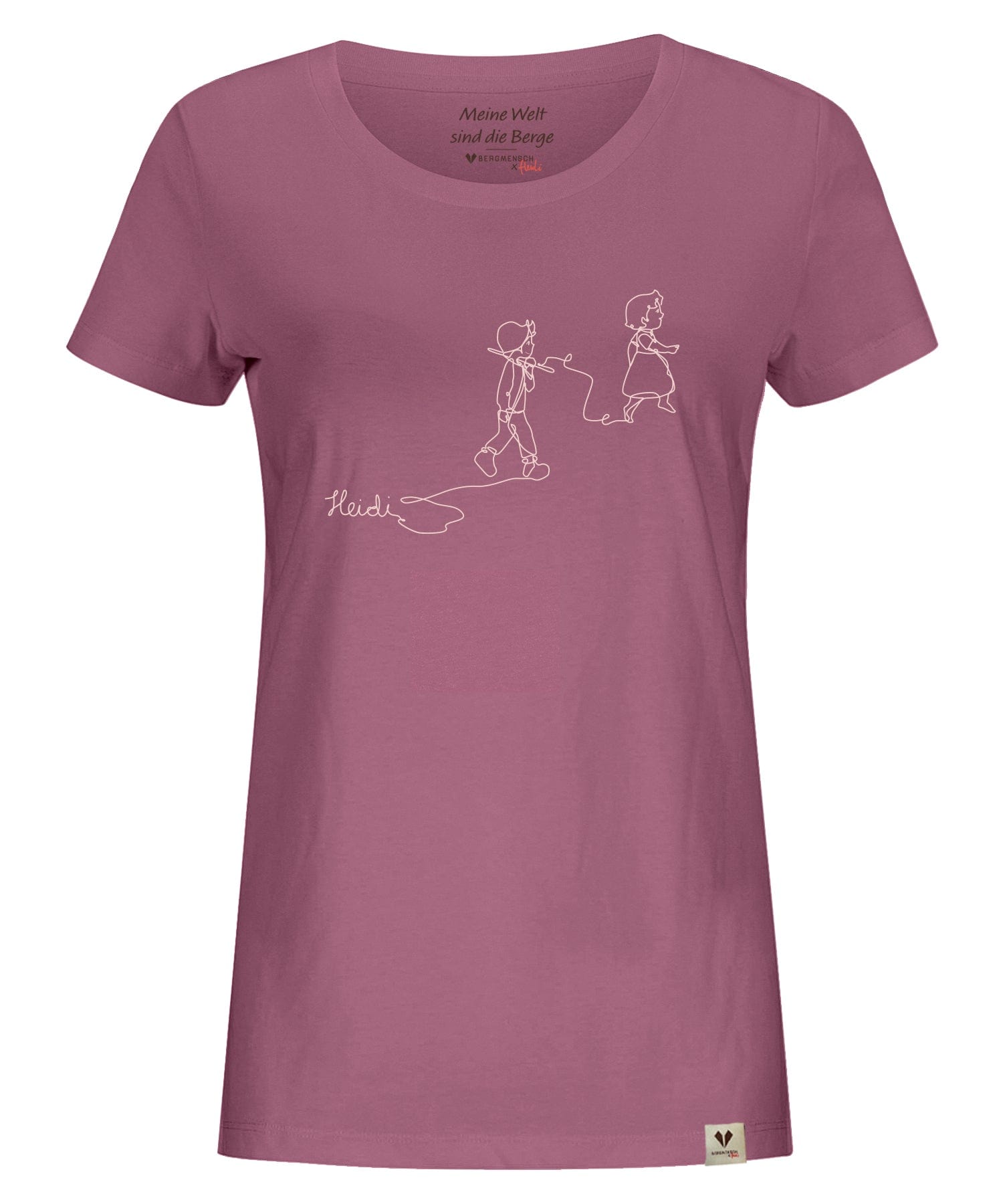 HEIDI - Lineart - Damen Premium Organic Shirt von Bergmensch