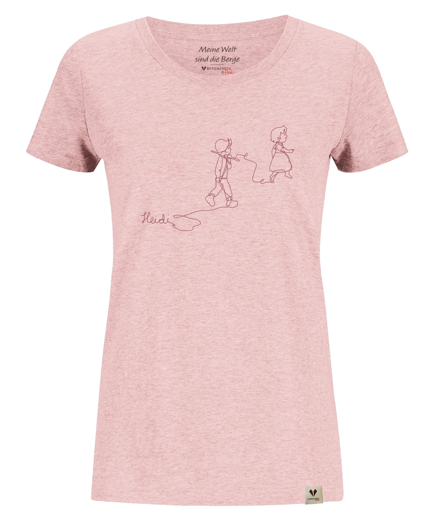 HEIDI - Lineart - Damen Premium Organic Shirt von Bergmensch