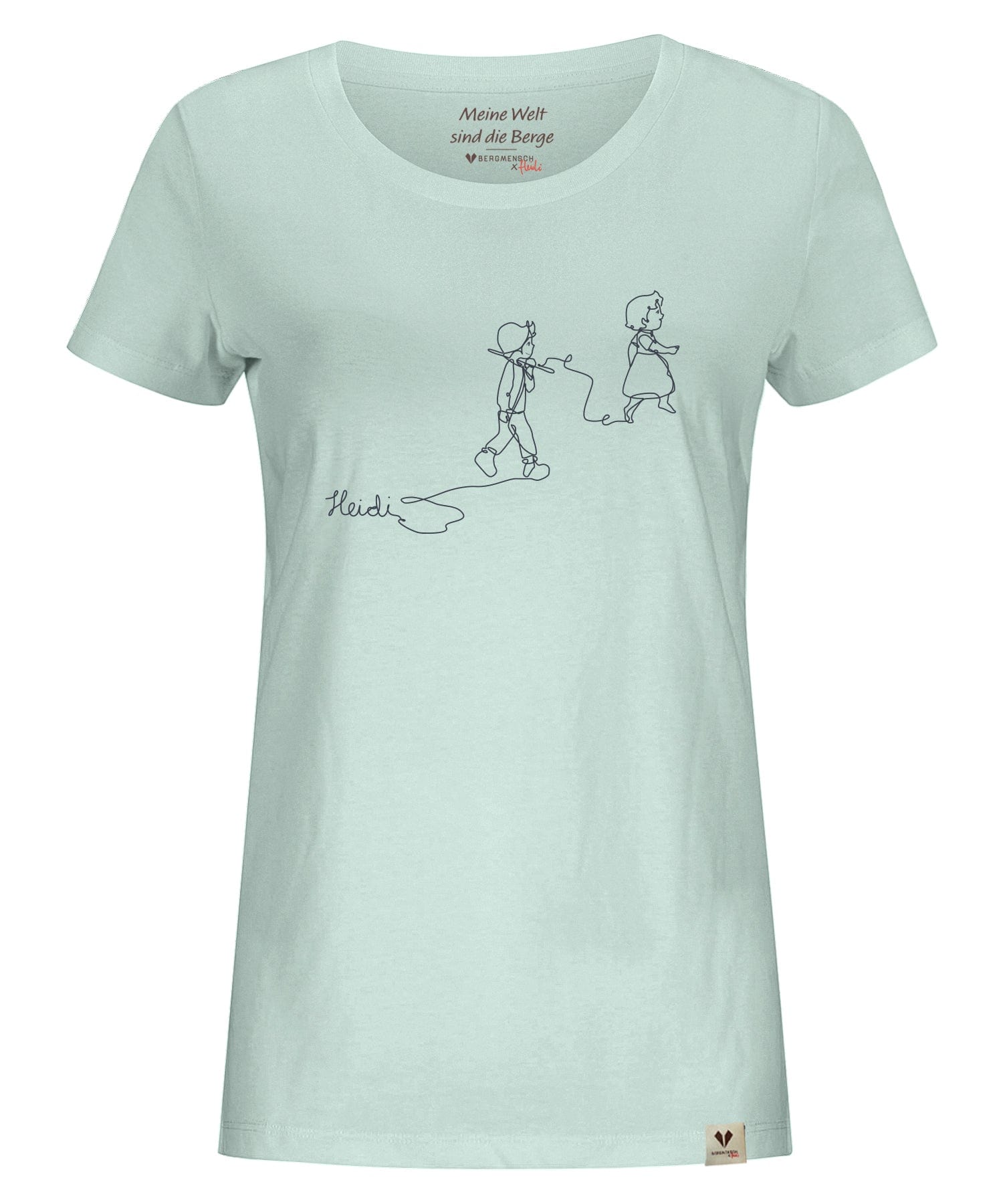 HEIDI - Lineart - Damen Premium Organic Shirt von Bergmensch