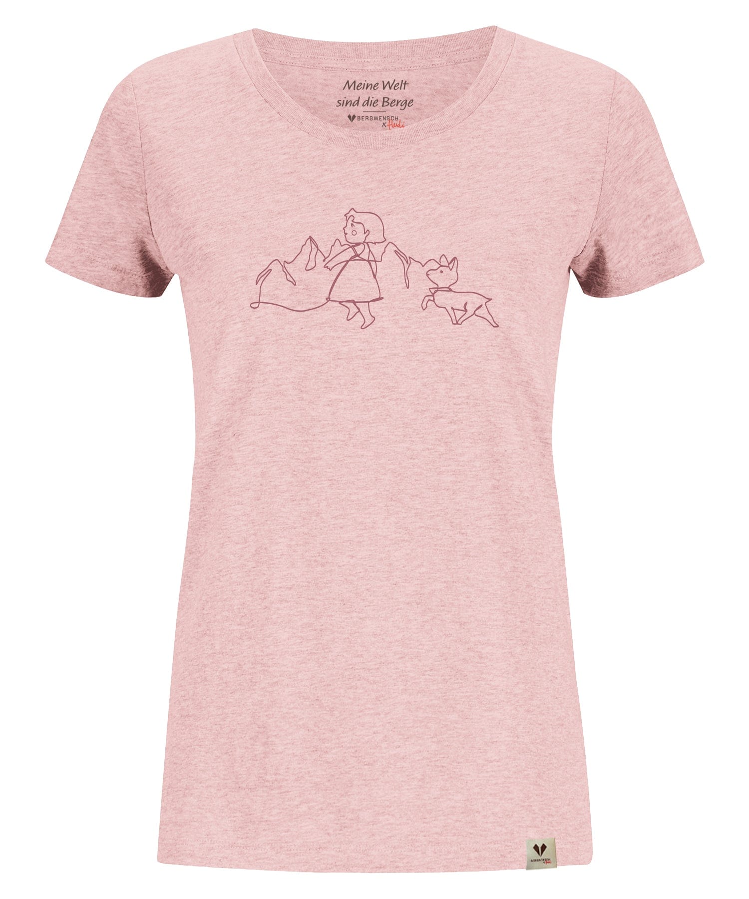 HEIDI - Lineart Ziege - Damen Premium Organic Shirt von Bergmensch