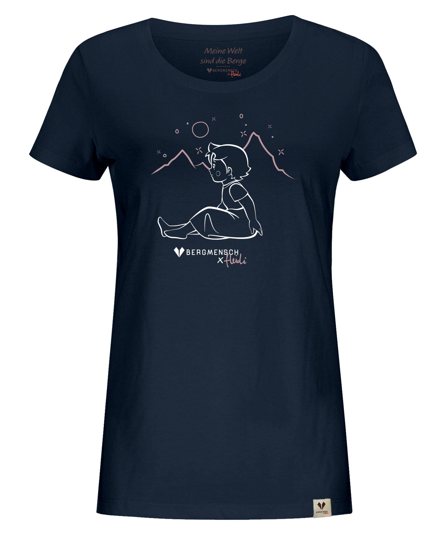 HEIDI - Mountainview - Damen Premium Organic Shirt von Bergmensch