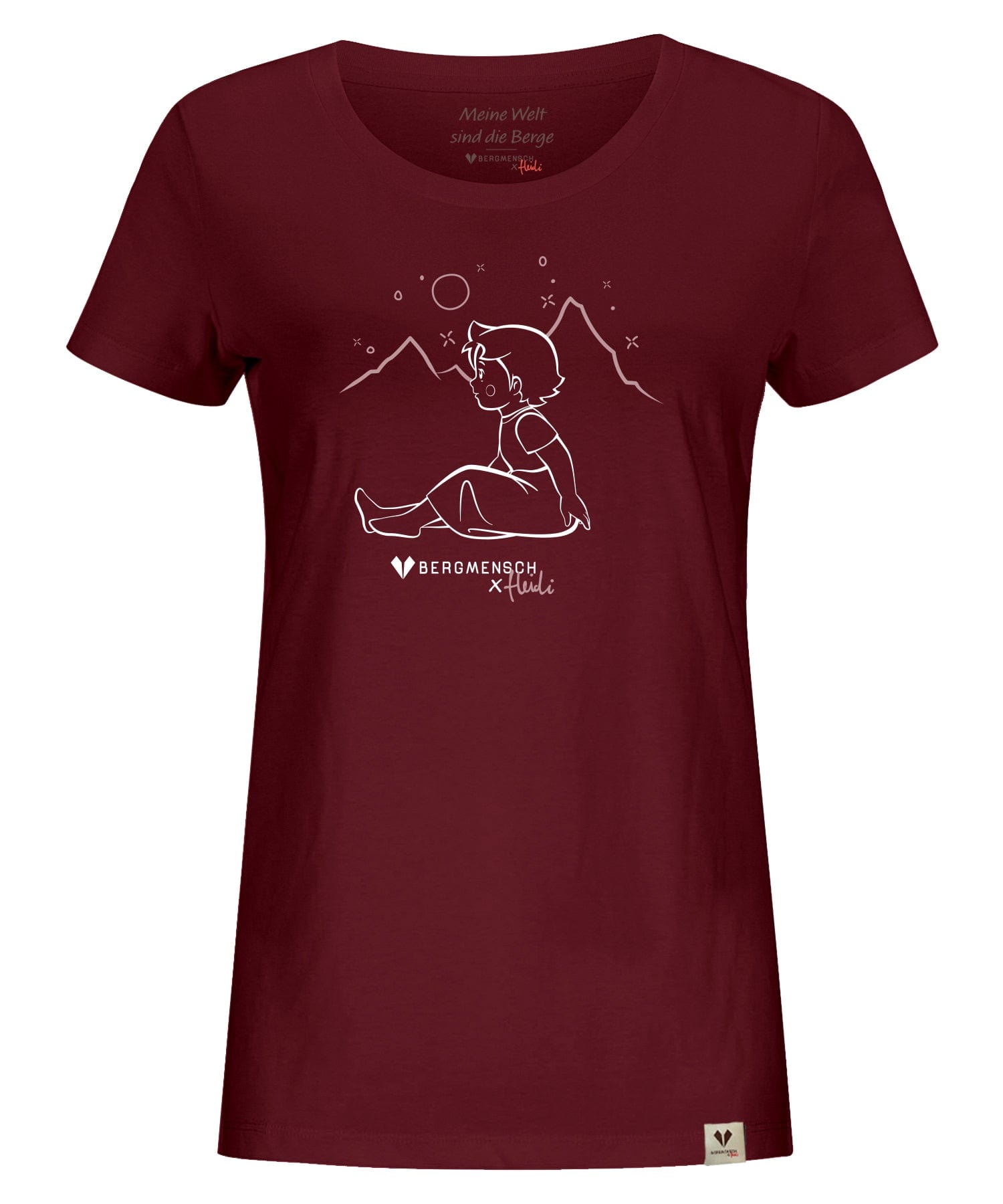 HEIDI - Mountainview - Damen Premium Organic Shirt von Bergmensch