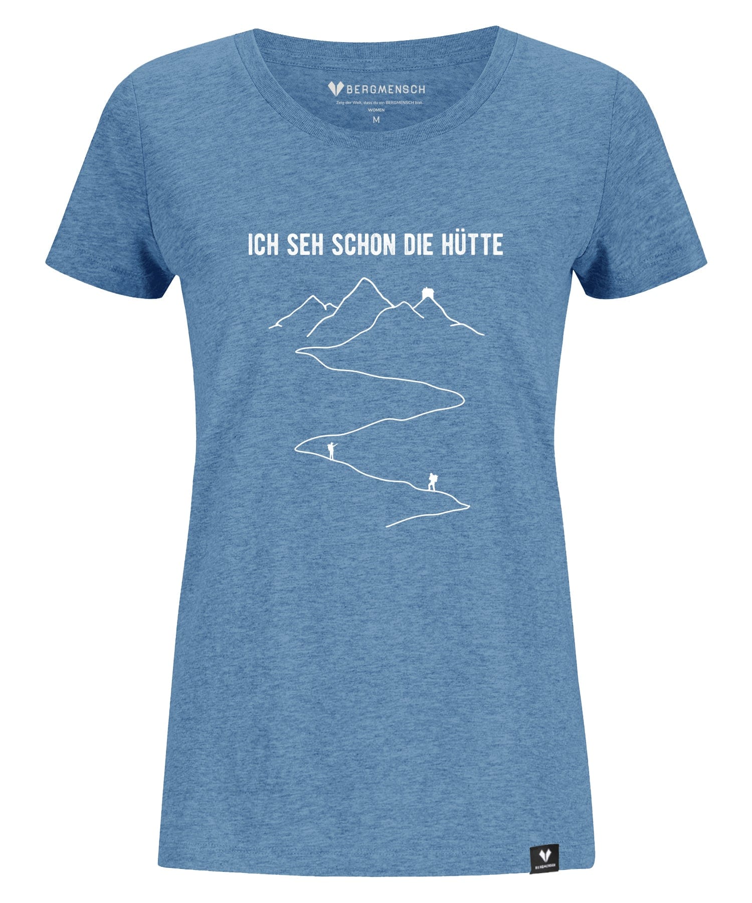 Ich seh schon die Hütte - Damen Premium Organic Shirt von Bergmensch