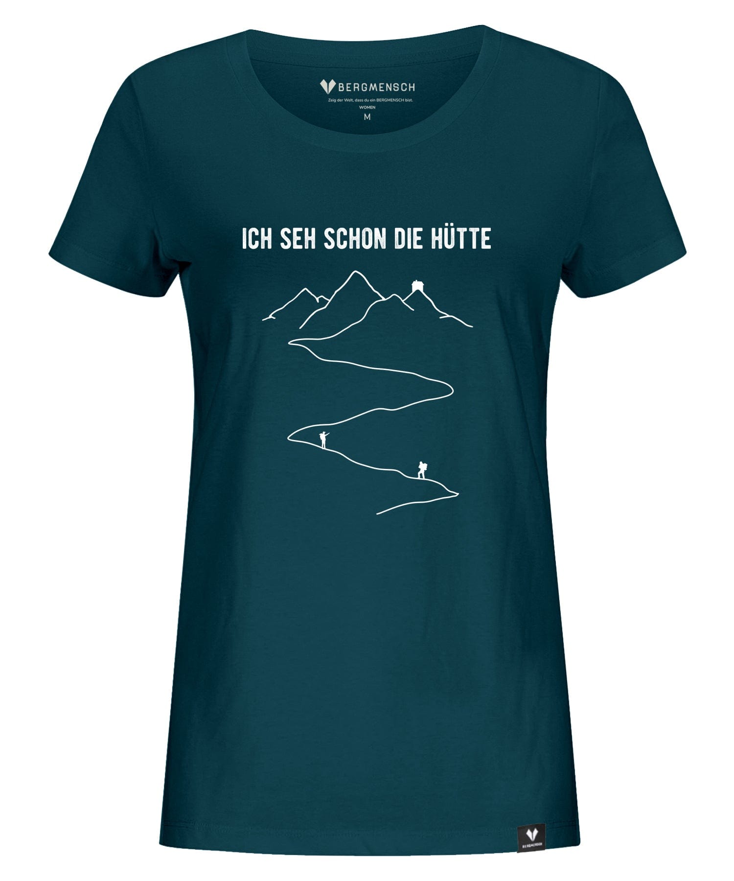 Ich seh schon die Hütte - Damen Premium Organic Shirt von Bergmensch