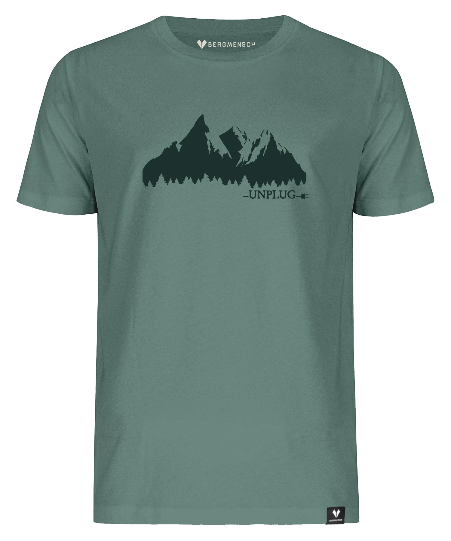 Unplug - Unisex Premium Organic Shirt von Bergmensch