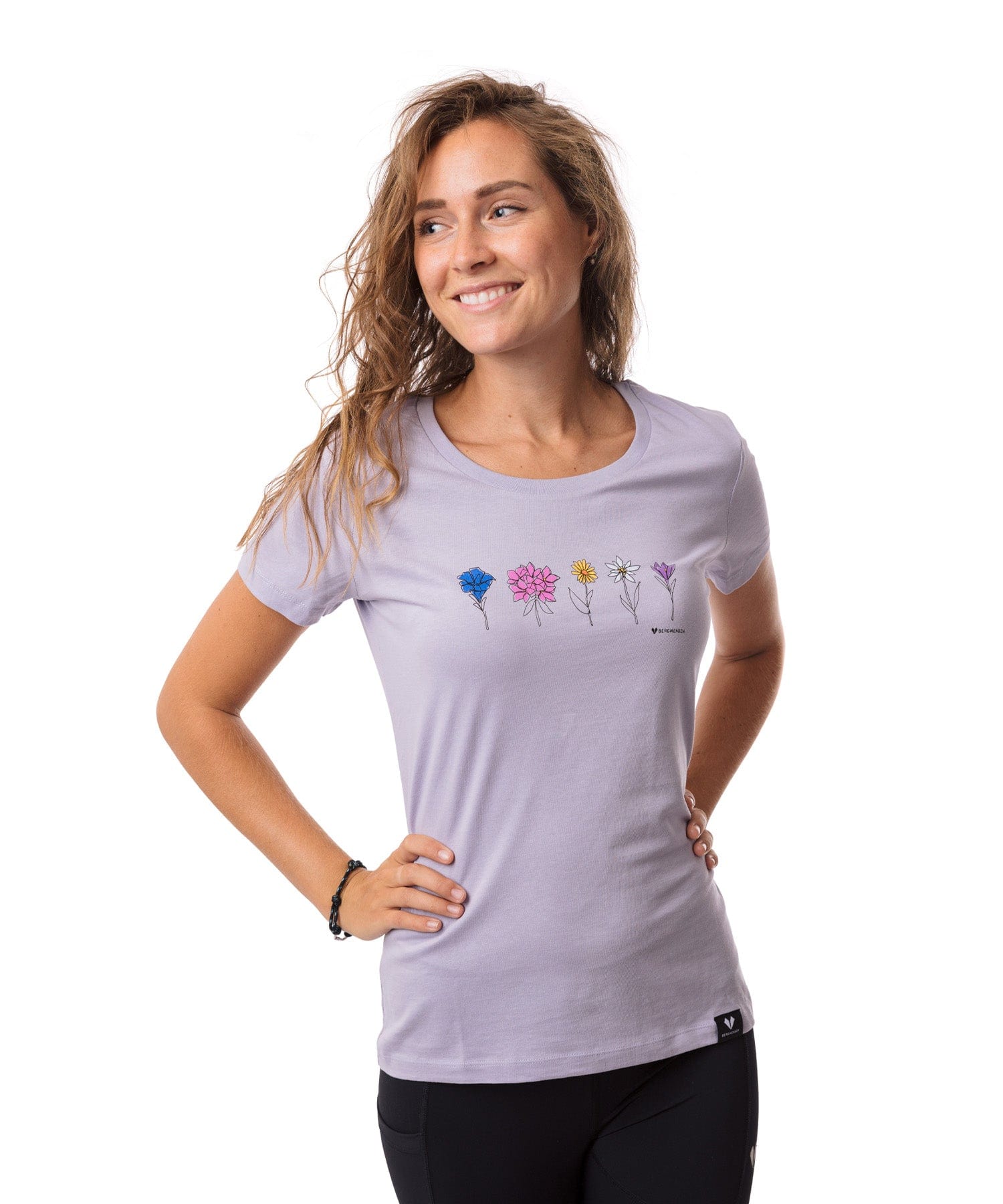 Bergblumen - Damen Premium Organic Shirt von Bergmensch