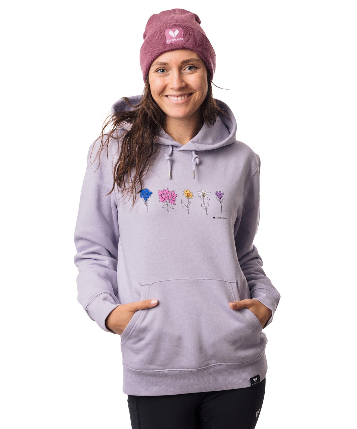 Bergblumen - Unisex Premium Organic Hoodie von Bergmensch