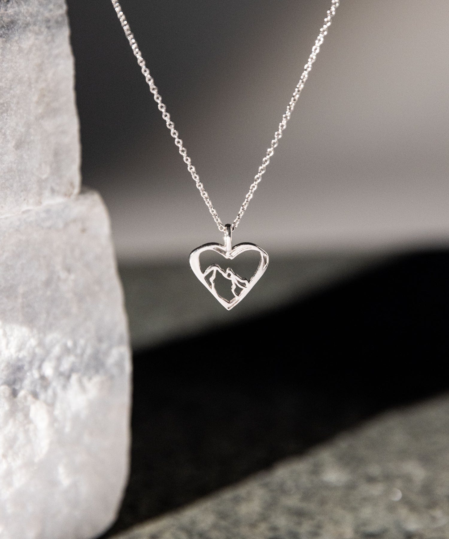 BERGMENSCH® Bergverliebt Halskette 925 Sterling Silber von Bergmensch