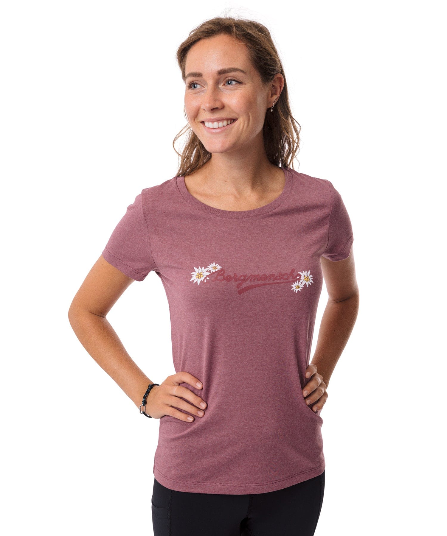 Bergmensch Edelweiss - Damen EcoBlend Shirt von Bergmensch